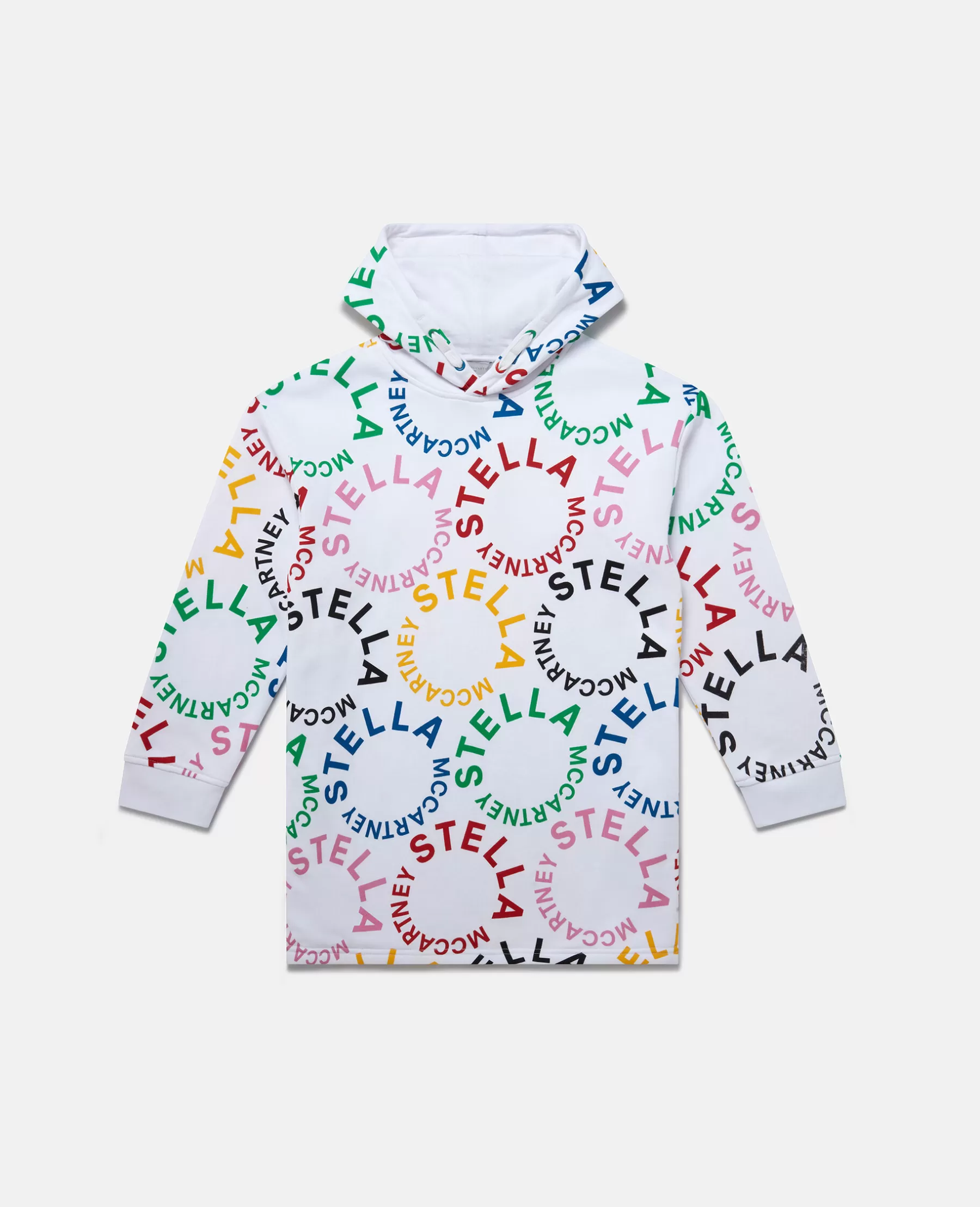 Stella McCartney Rainbow Logo Hoodie Fashion