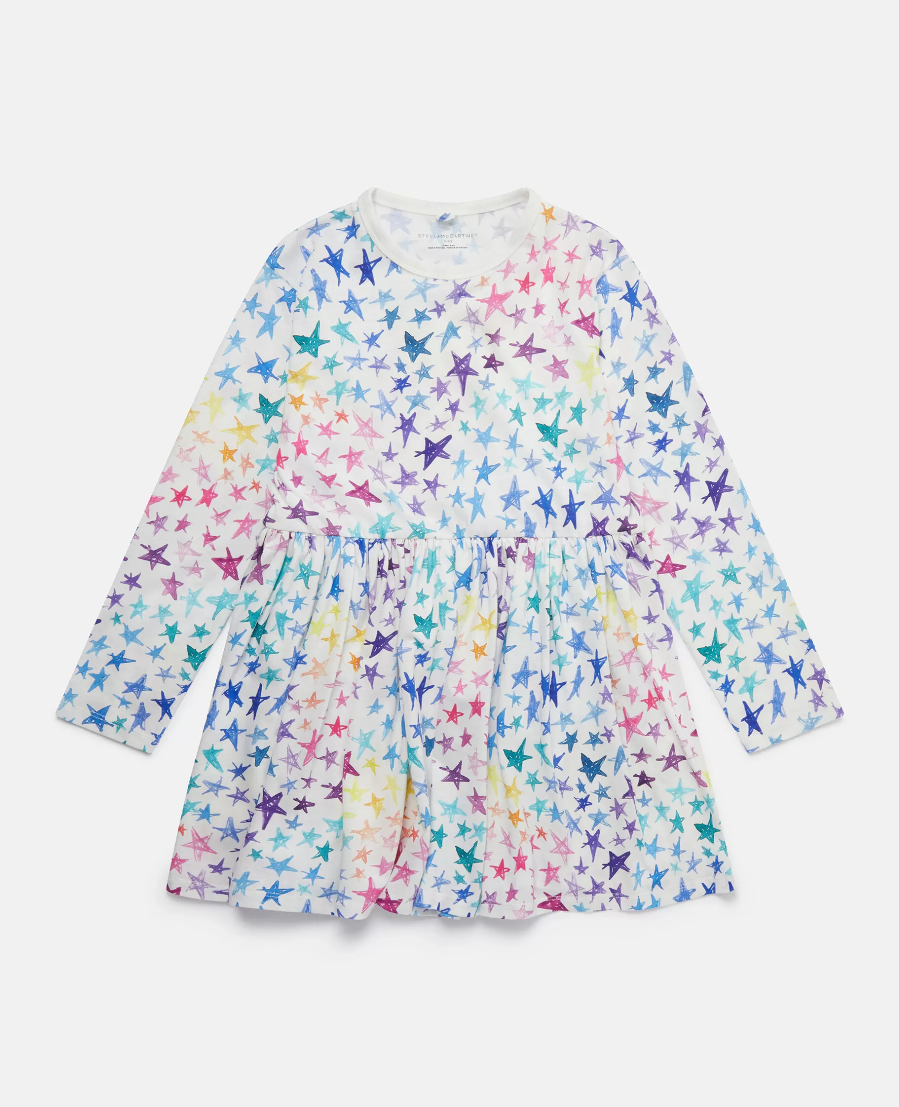 Stella McCartney Rainbow Star Doodle Skater Dress Outlet