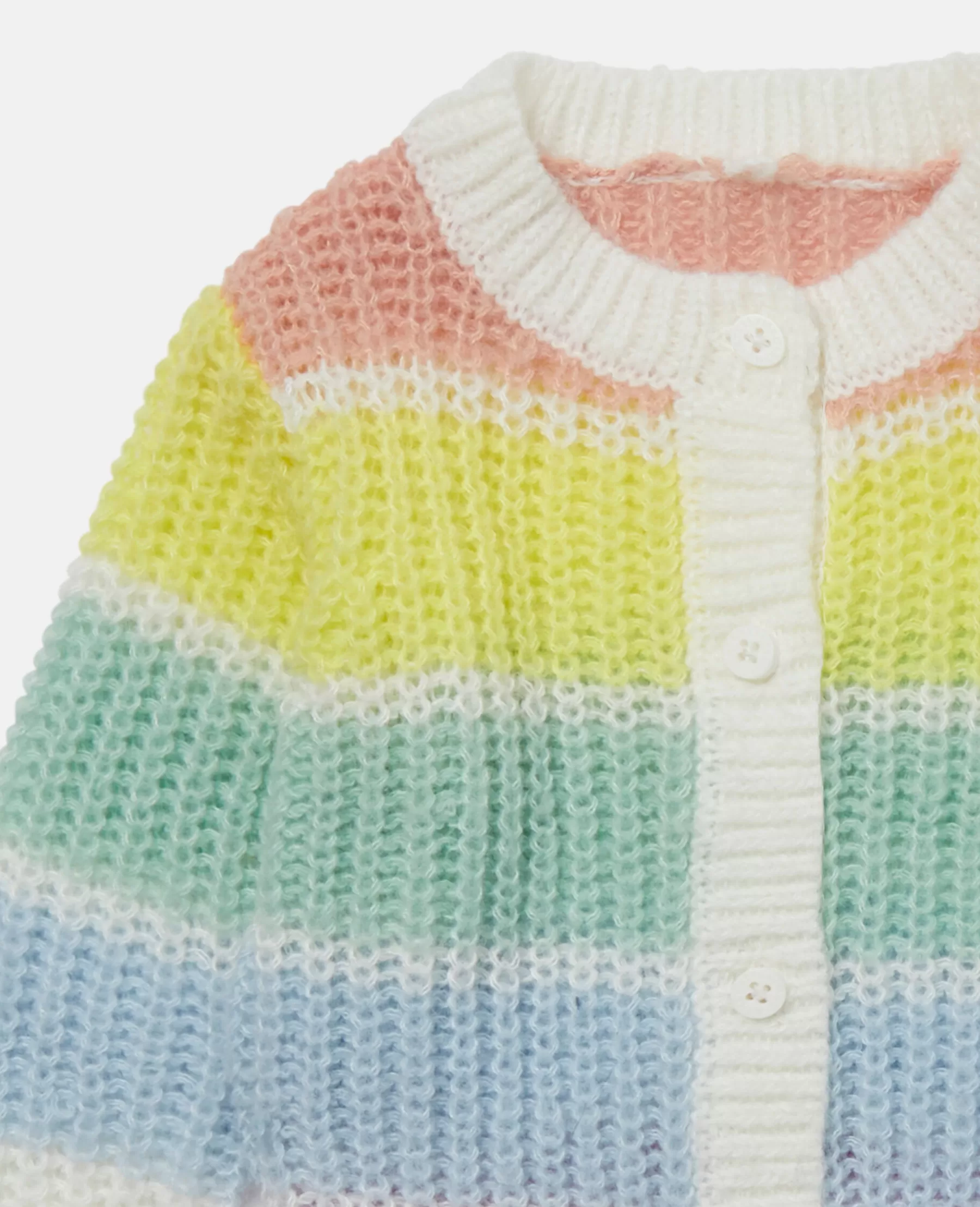 Stella McCartney Rainbow Stripe Cardigan Best