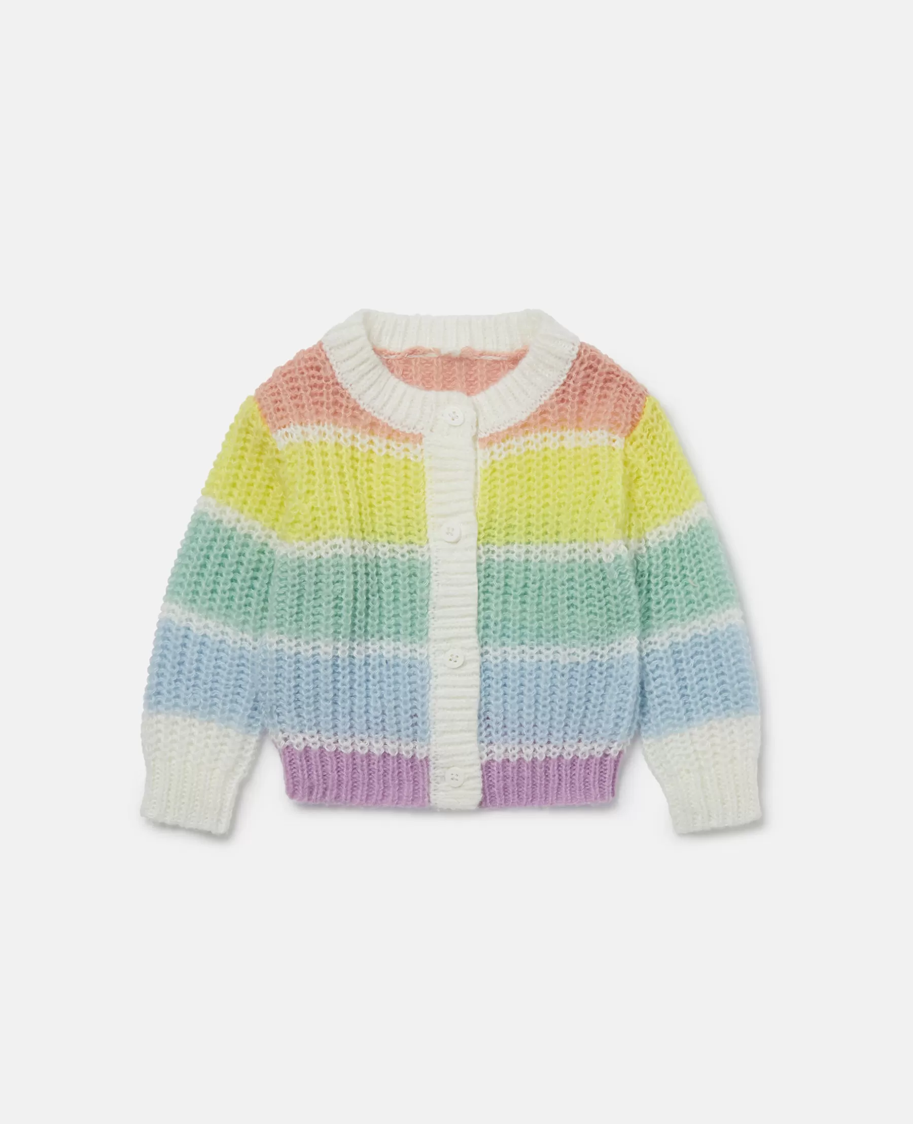 Stella McCartney Rainbow Stripe Cardigan Best