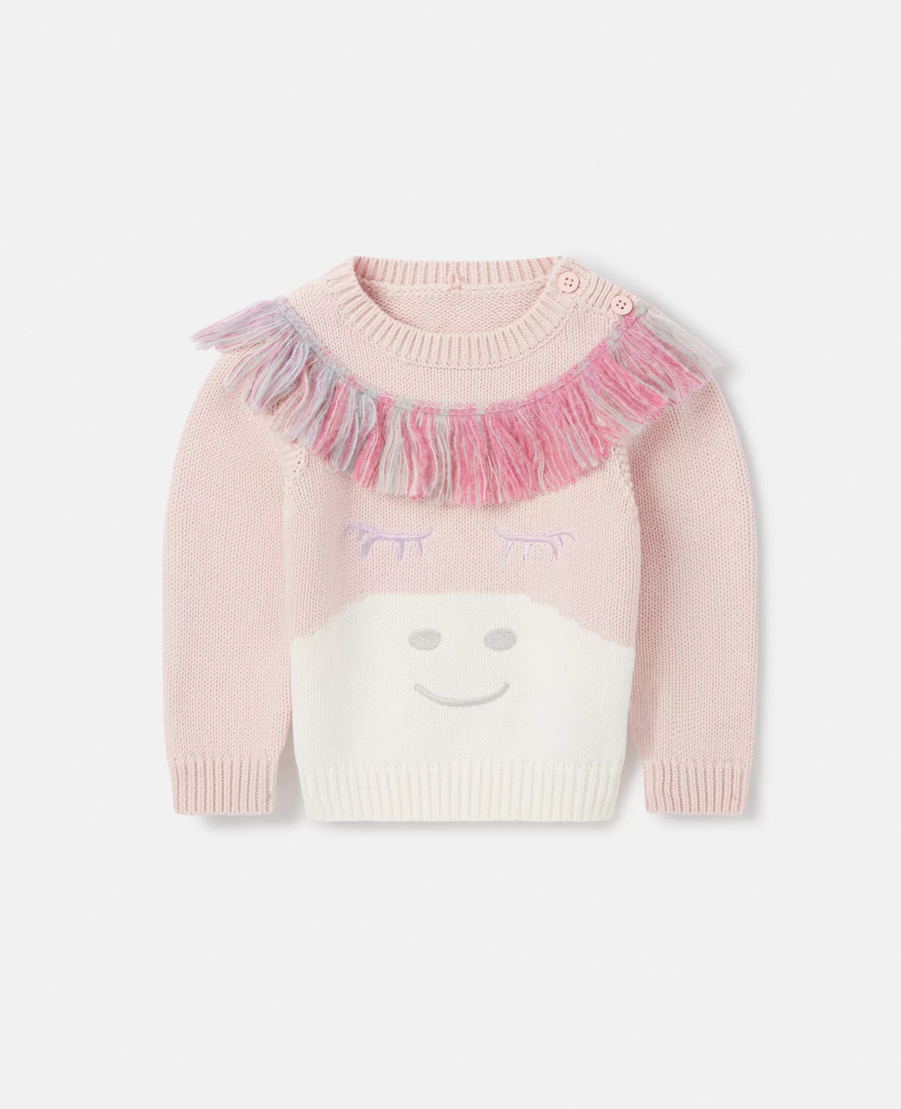 Stella McCartney Rainbow Unicorn Fringed Jumper Flash Sale