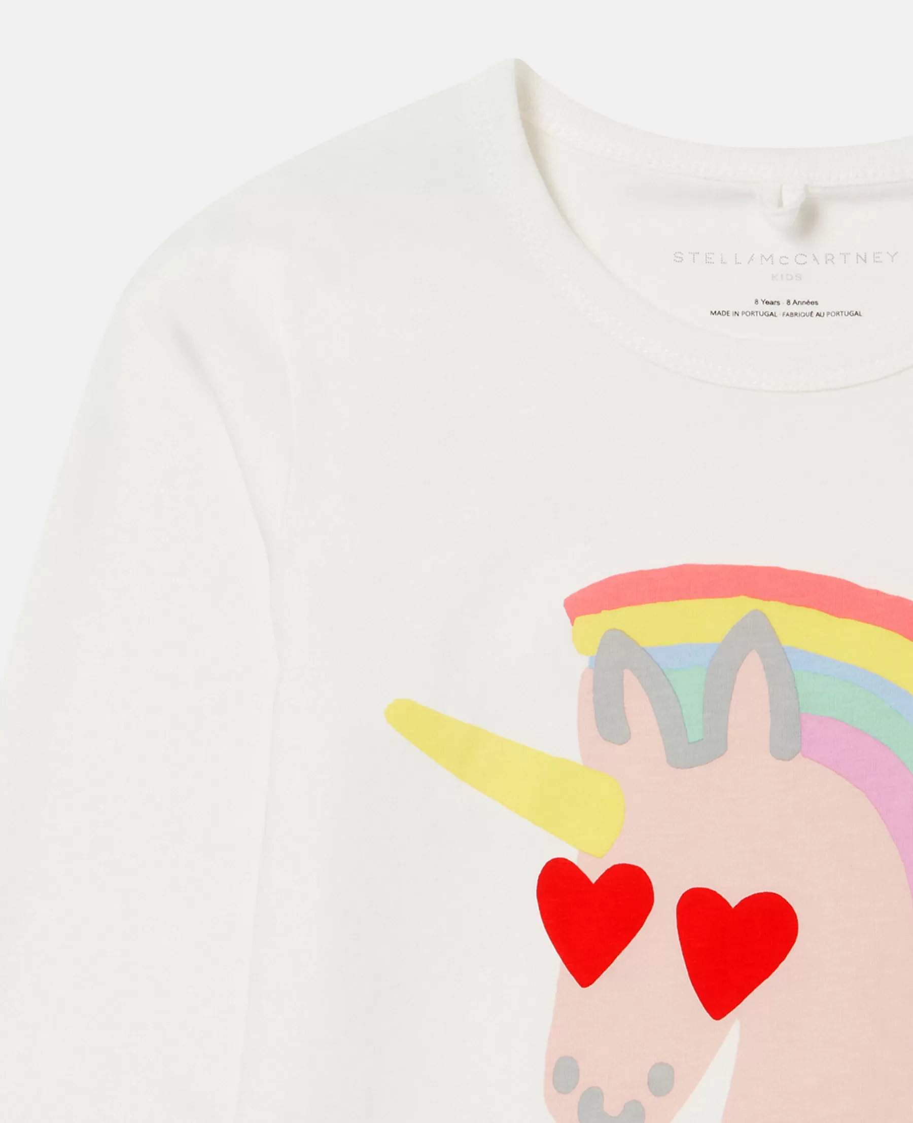 Stella McCartney Rainbow Unicorn Long Sleeve T-Shirt Best Sale