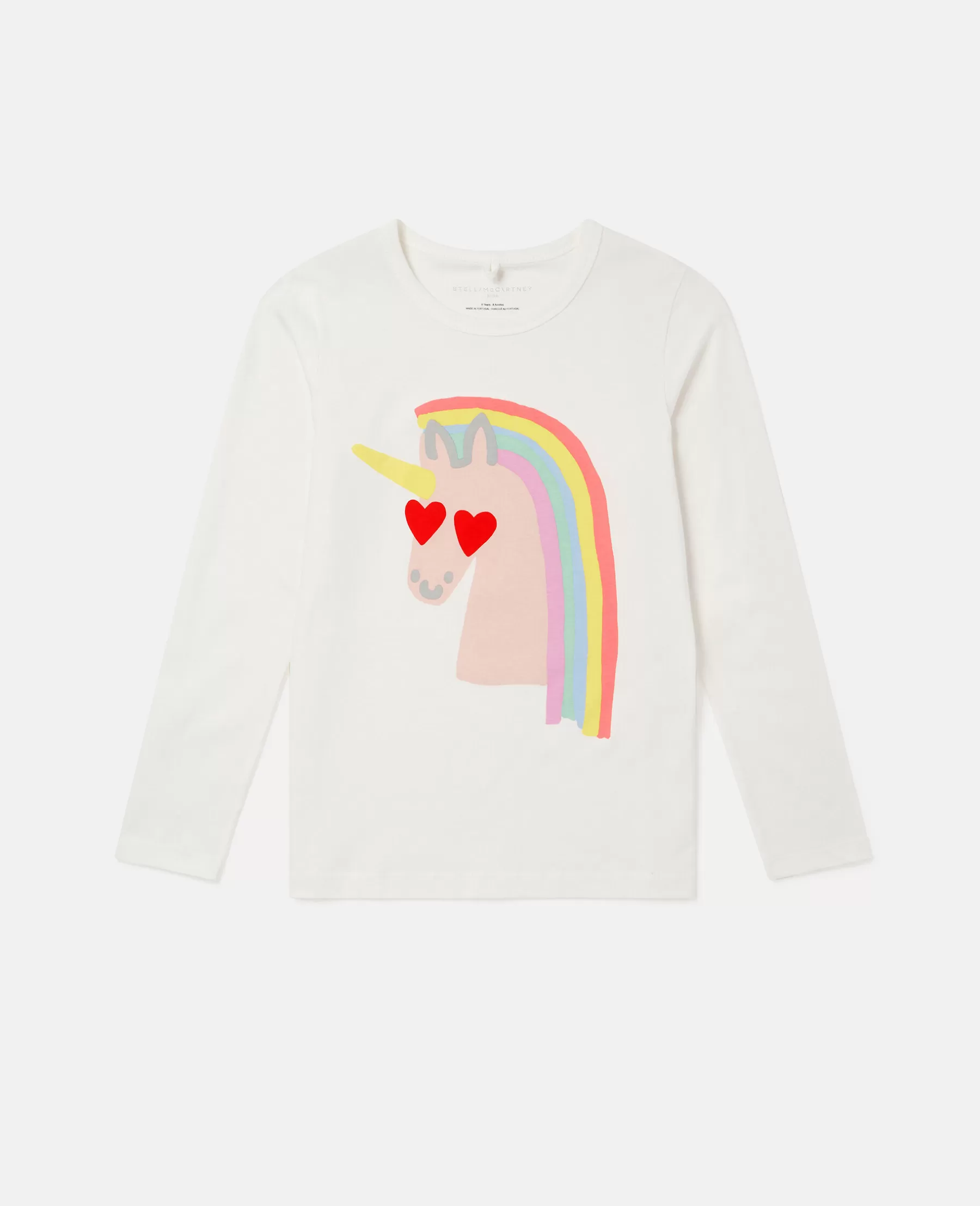 Stella McCartney Rainbow Unicorn Long Sleeve T-Shirt Best Sale