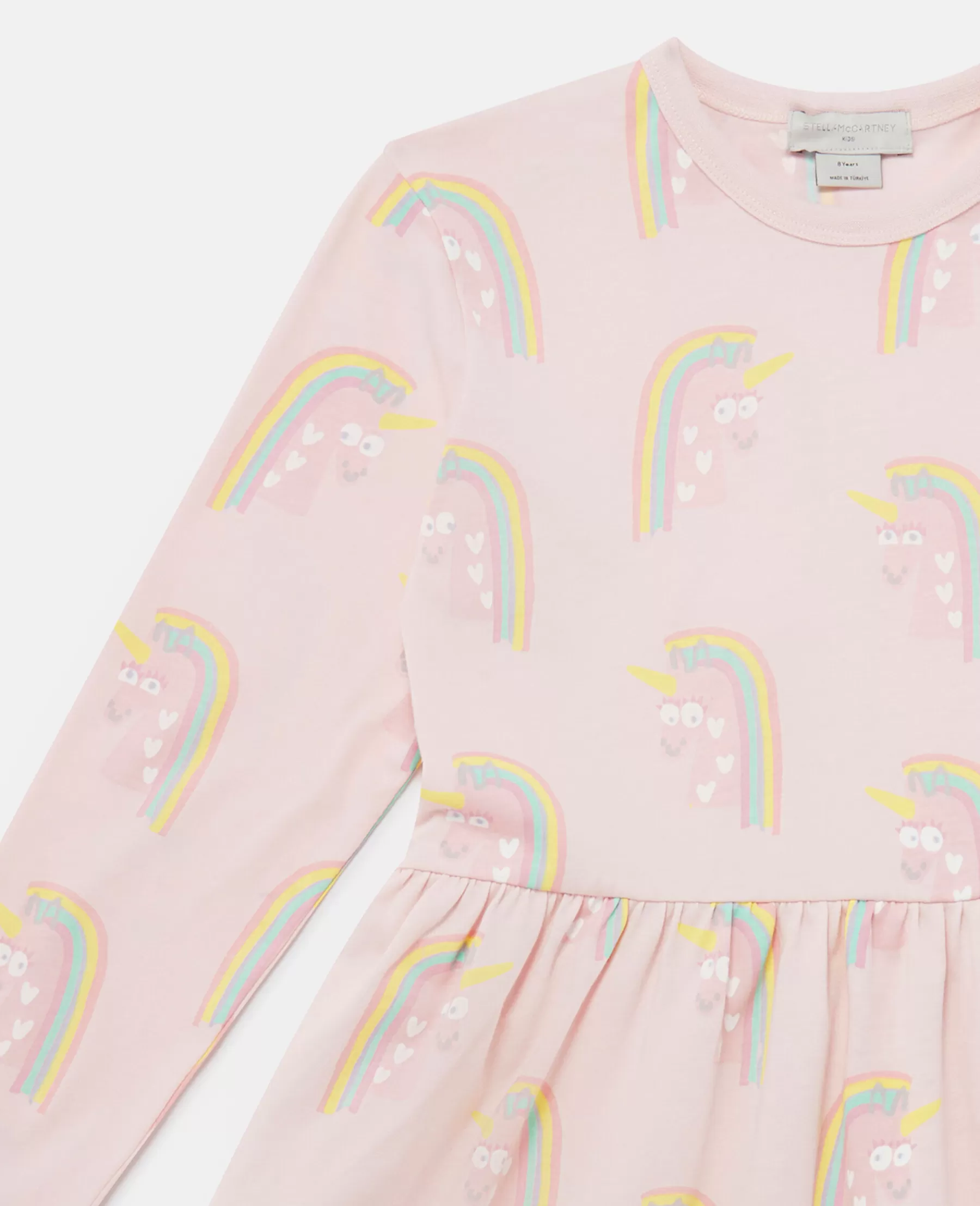 Stella McCartney Rainbow Unicorn Print Skater Dress Online