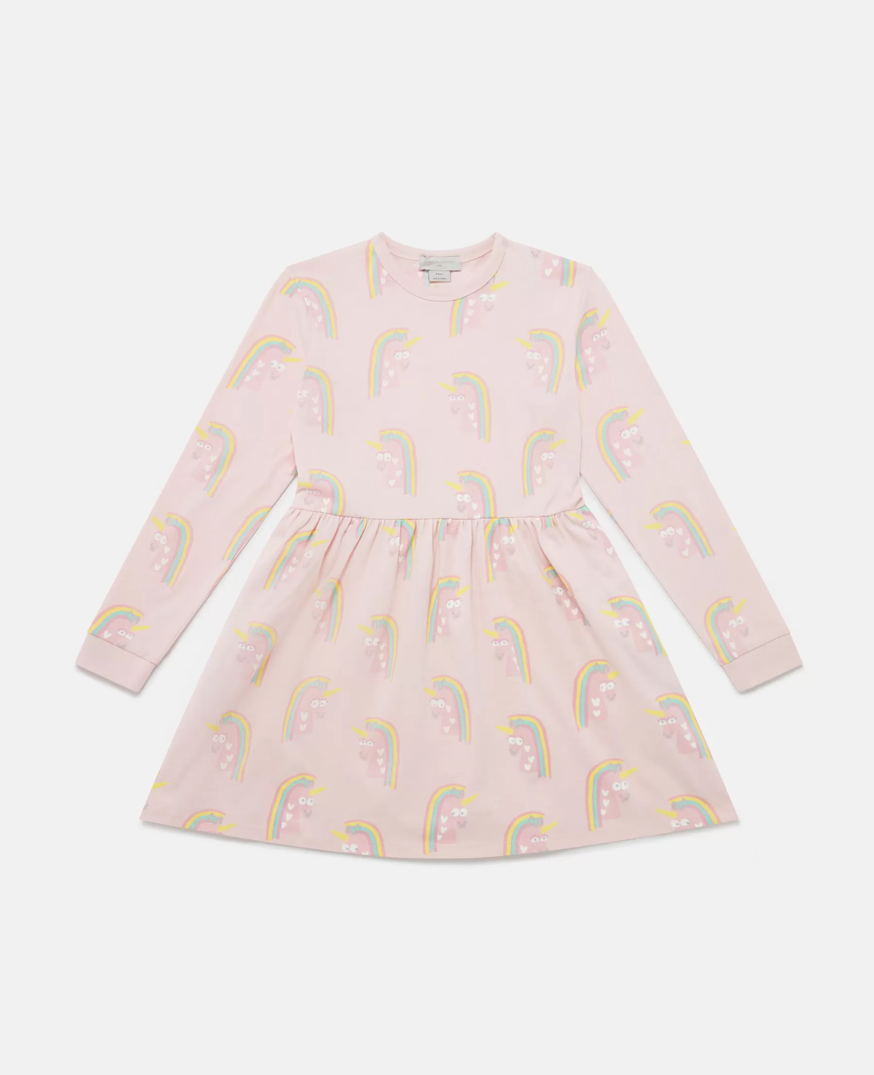 Stella McCartney Rainbow Unicorn Print Skater Dress Online