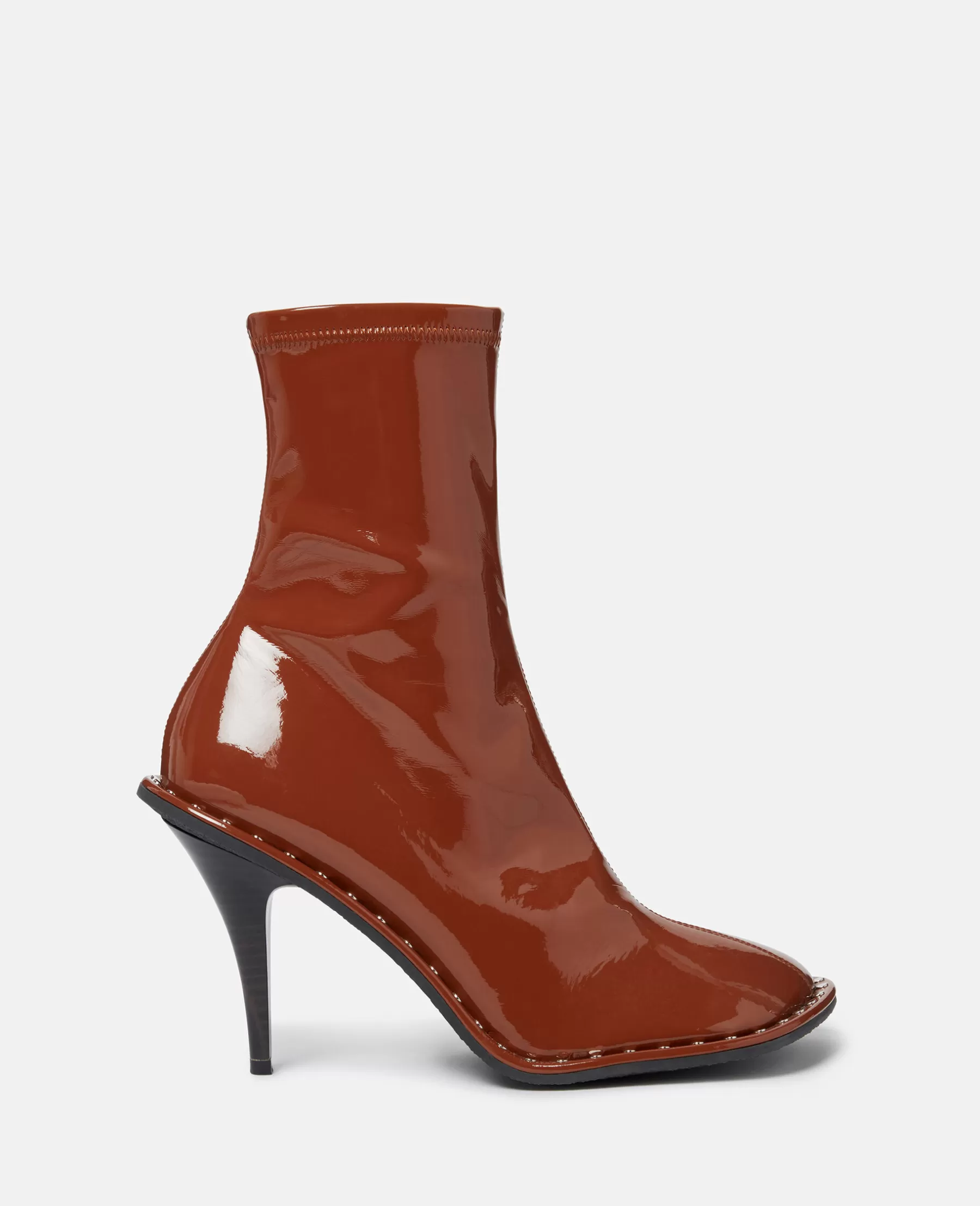 Stella McCartney Ryder Lacquered Stiletto Ankle Boots Best