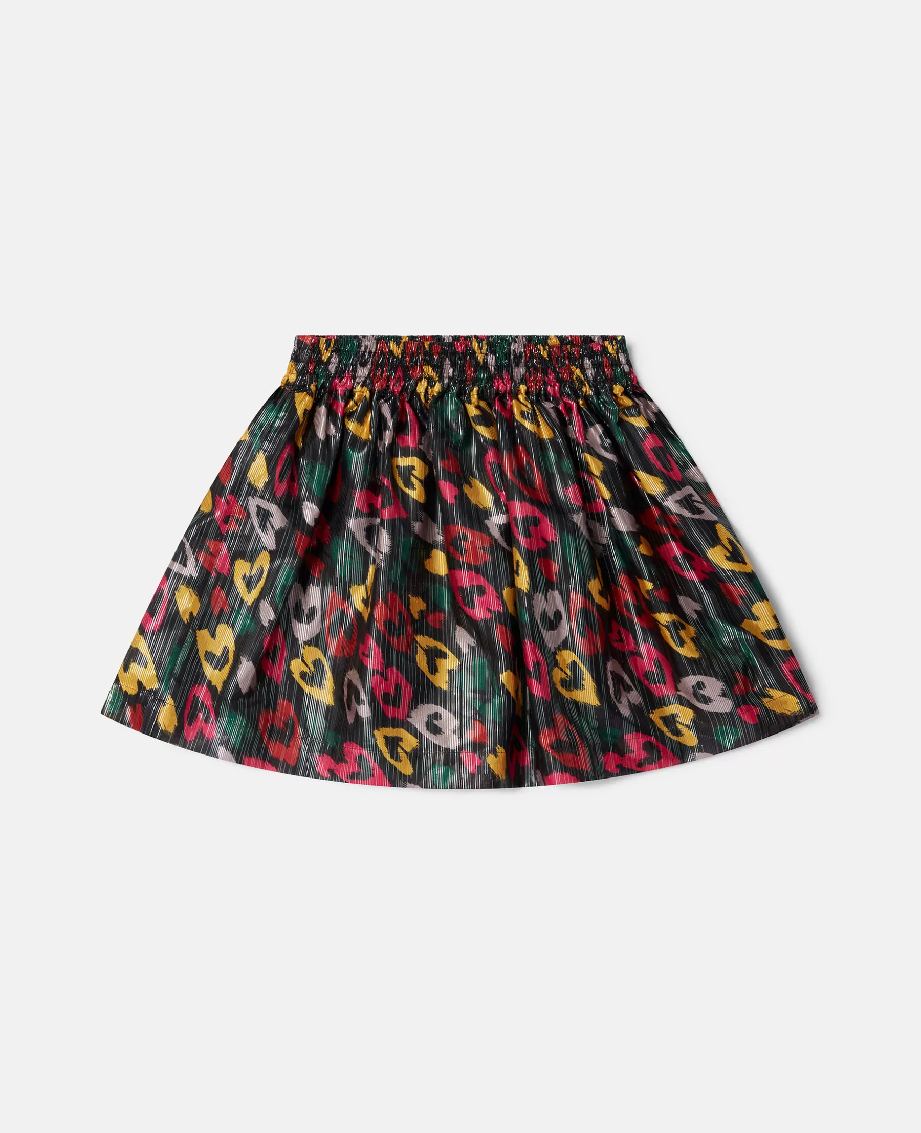 Stella McCartney Scribbled Heart Print Skater Skirt New