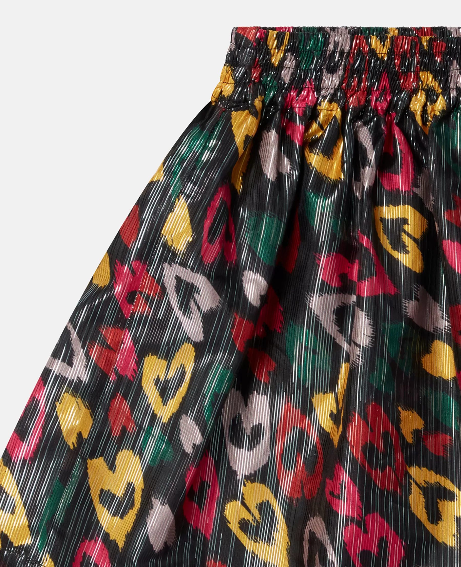 Stella McCartney Scribbled Heart Print Skater Skirt New