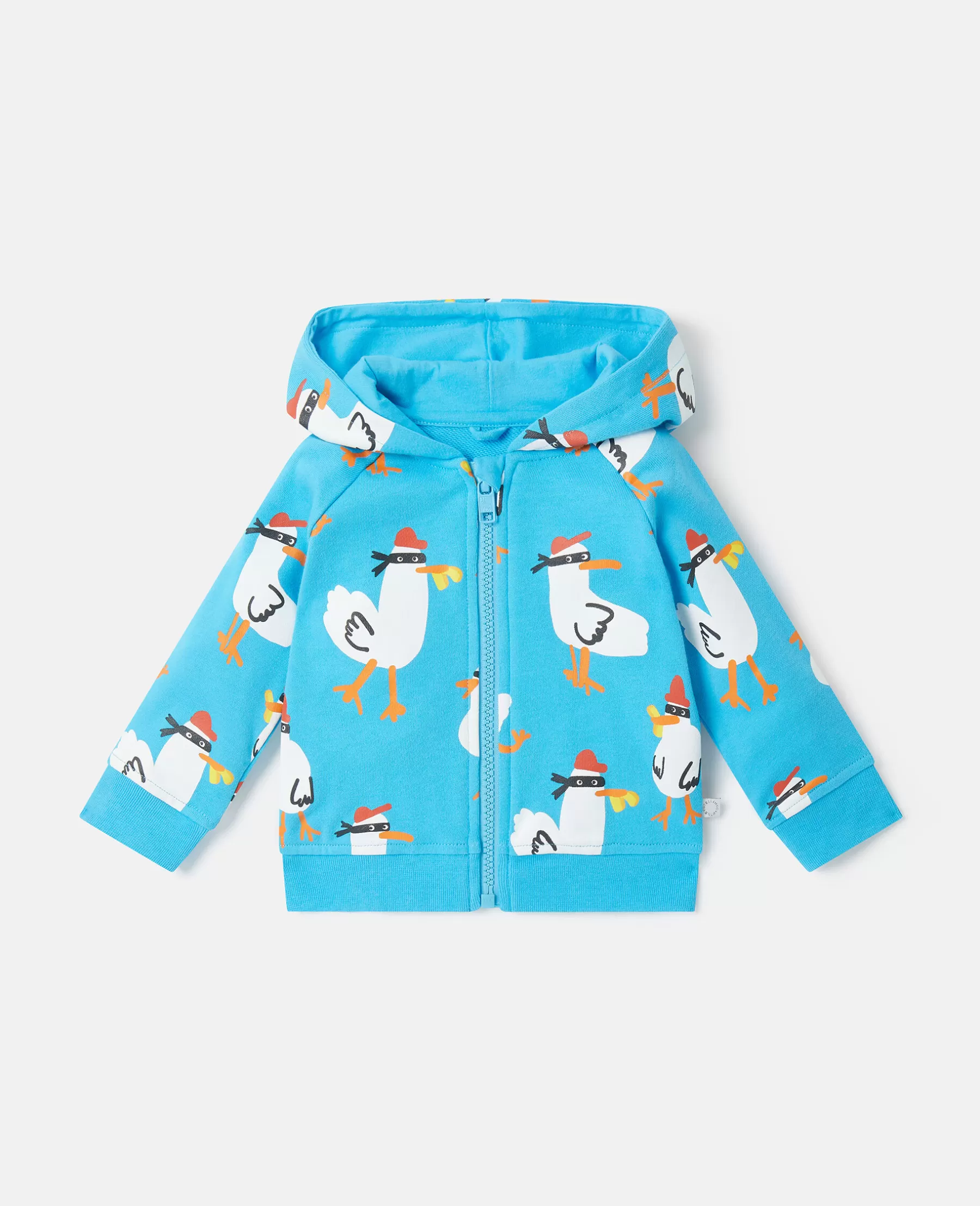 Stella McCartney Seagull Bandit Zip Hoodie Outlet