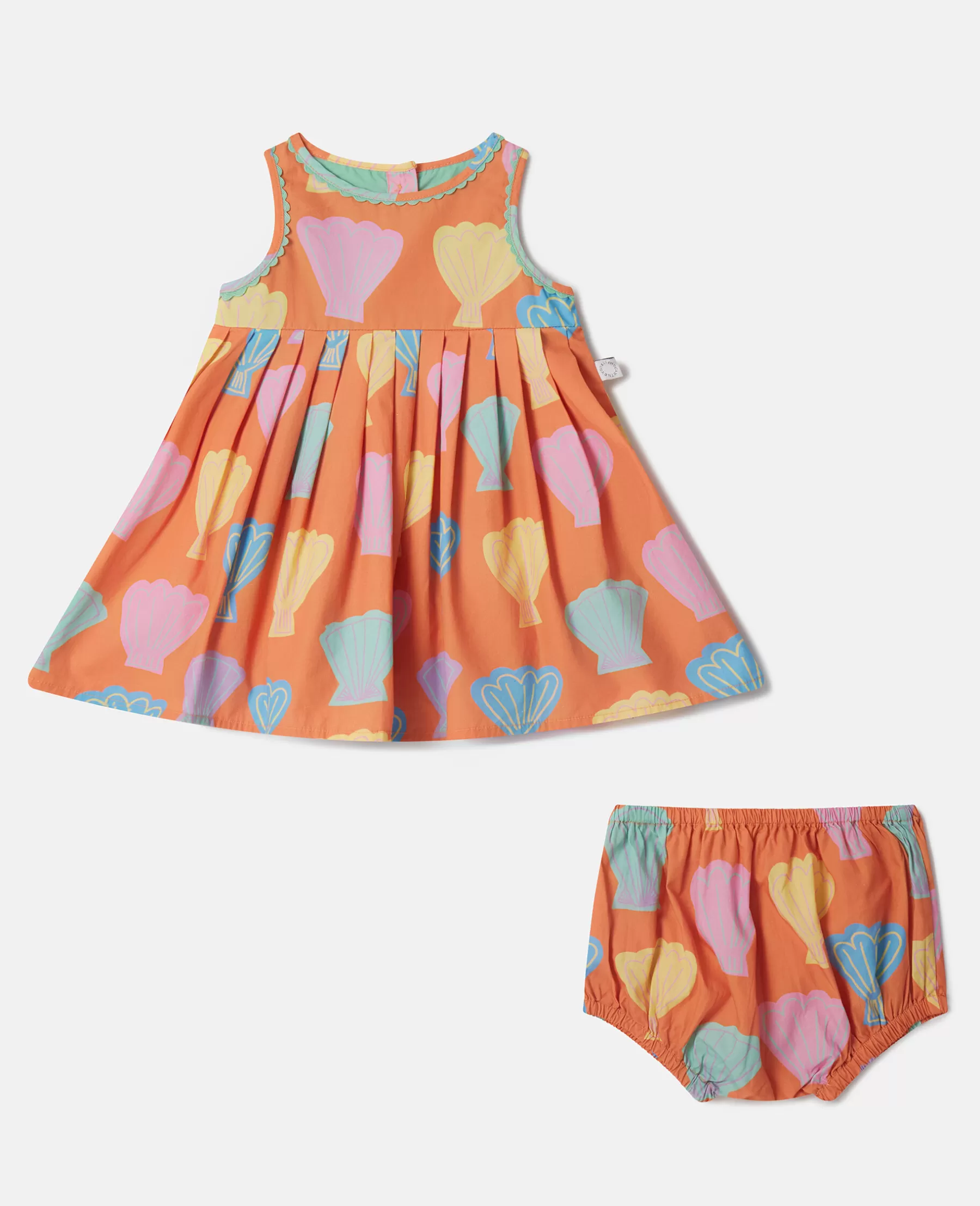 Stella McCartney Seashell Print Sleeveless Dress And Bloomers Set Best Sale