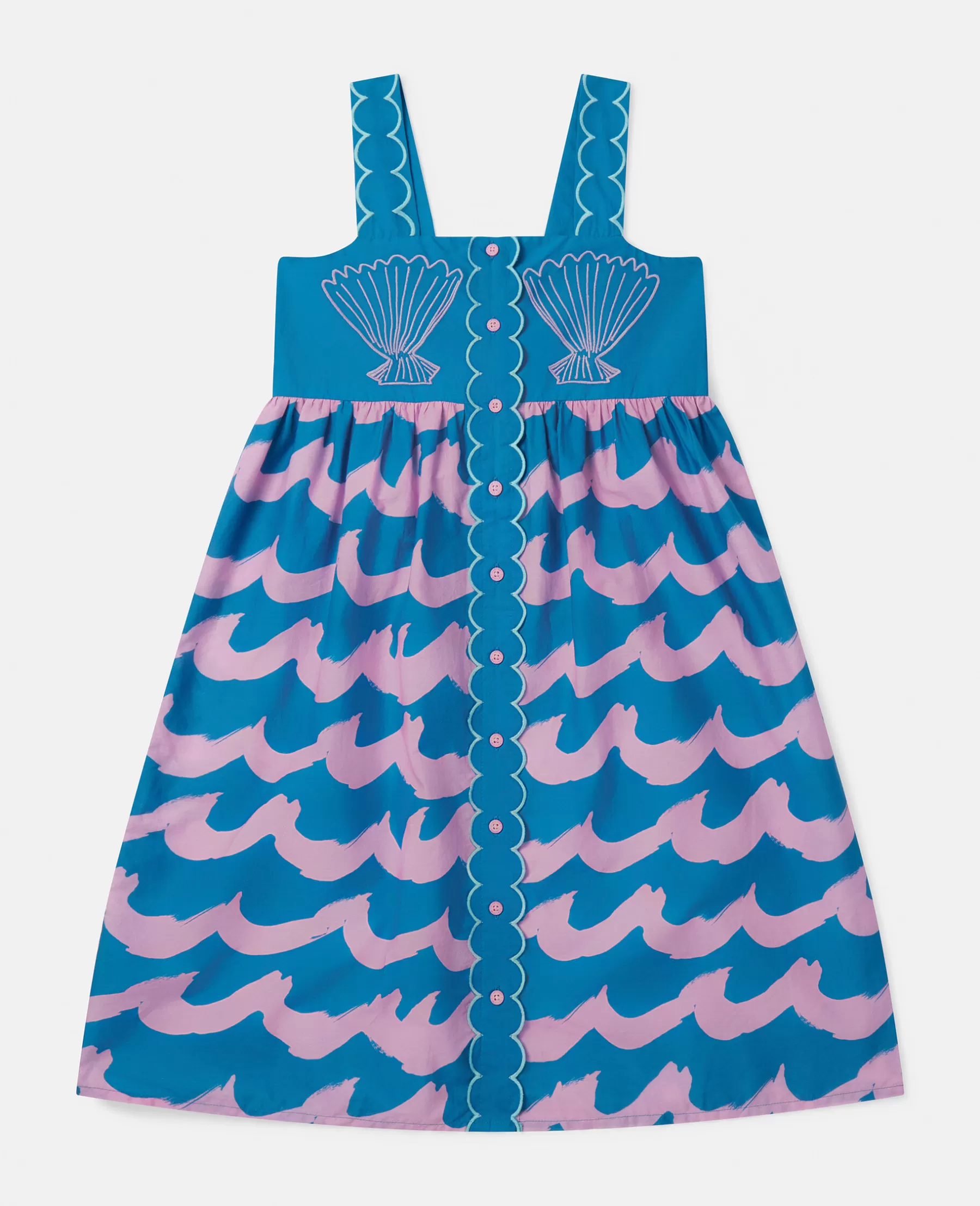 Stella McCartney Seashell Wave Print Cami Dress Cheap