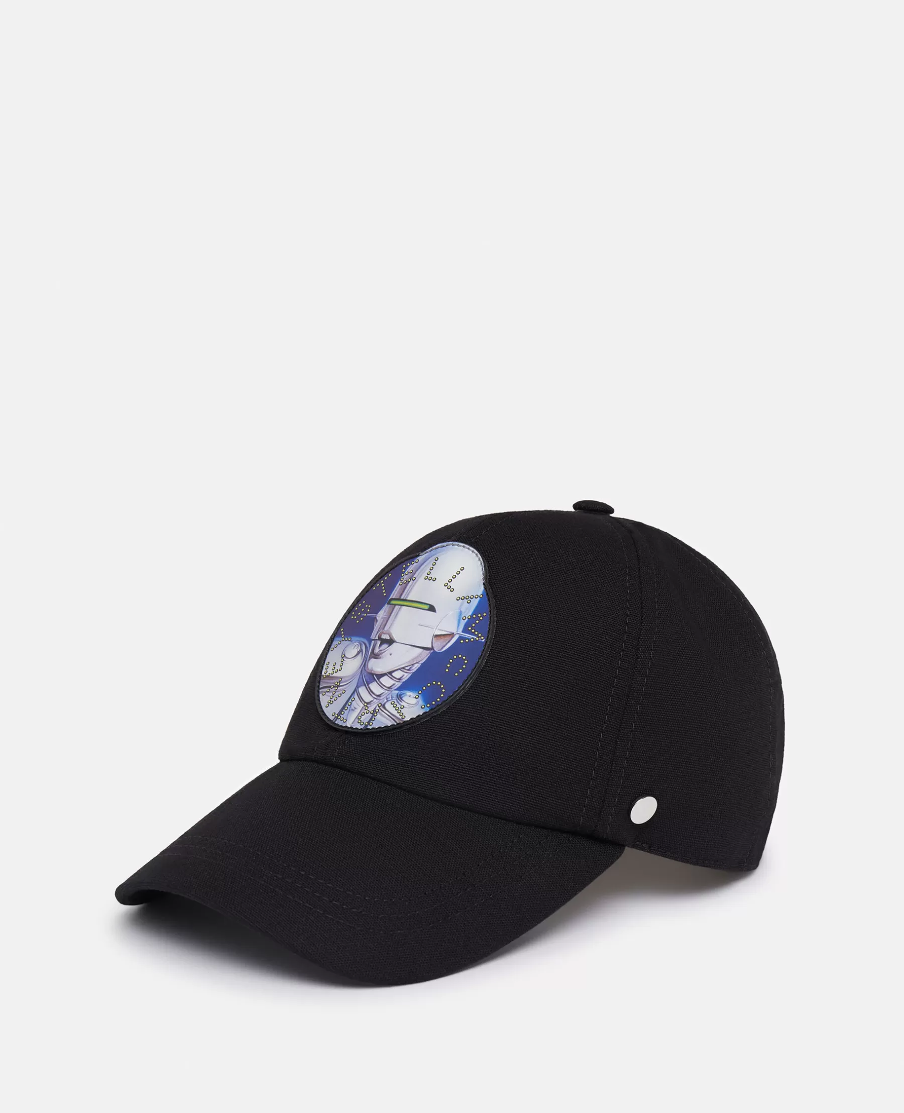 Stella McCartney Sexy Robot Graphic Organic Cotton Baseball Cap Fashion