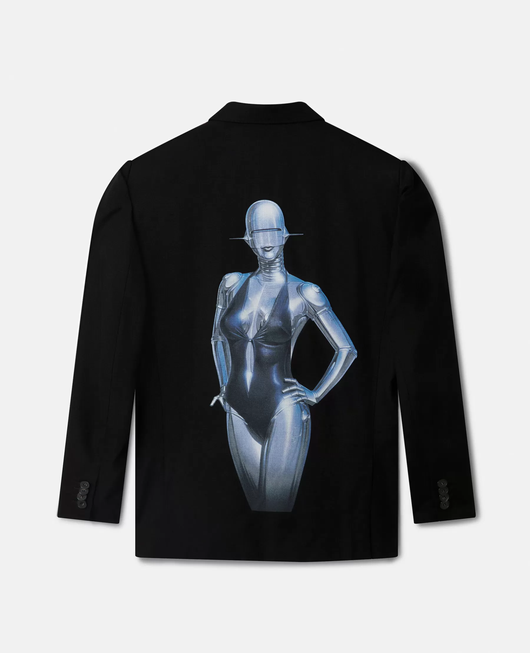 Stella McCartney Sexy Robot Graphic Tuxedo-Lapel Blazer Best Sale