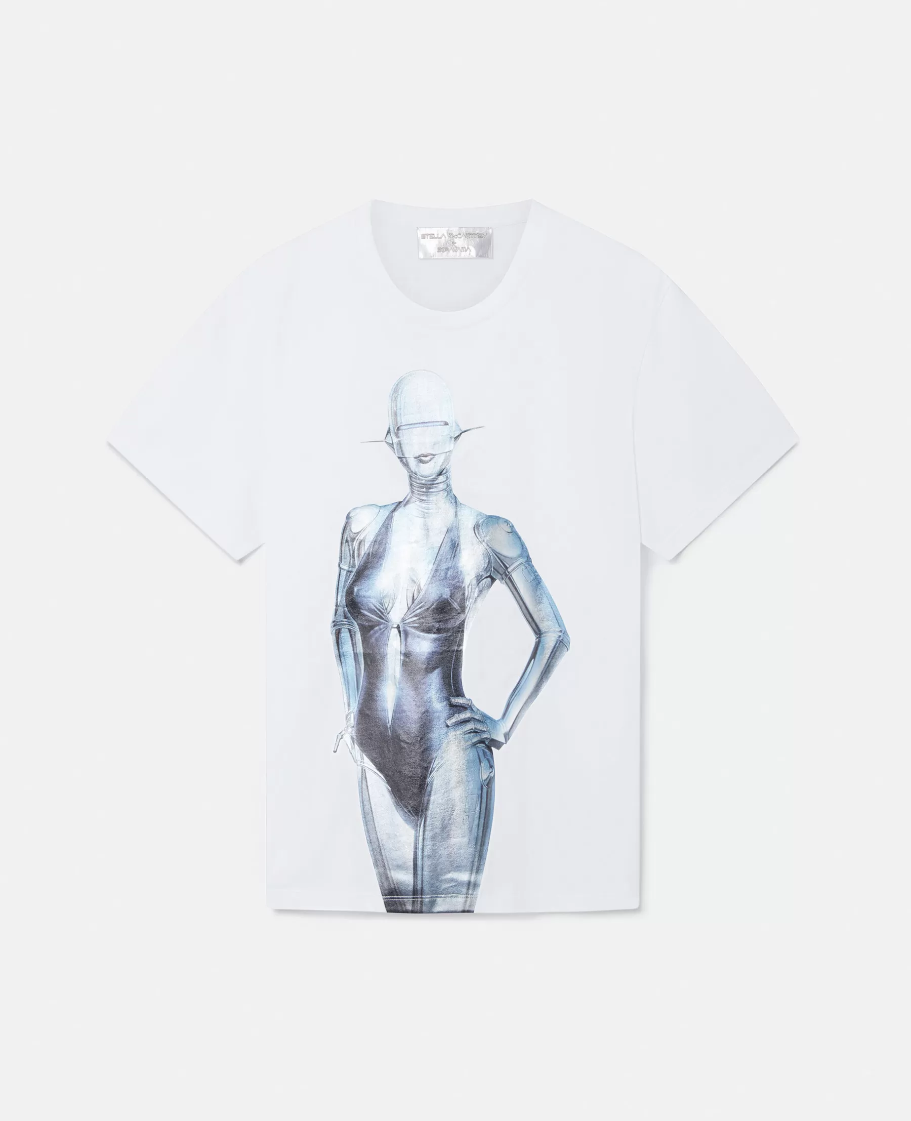 Stella McCartney Sexy Robot Oversized Organic Cotton T-Shirt Store