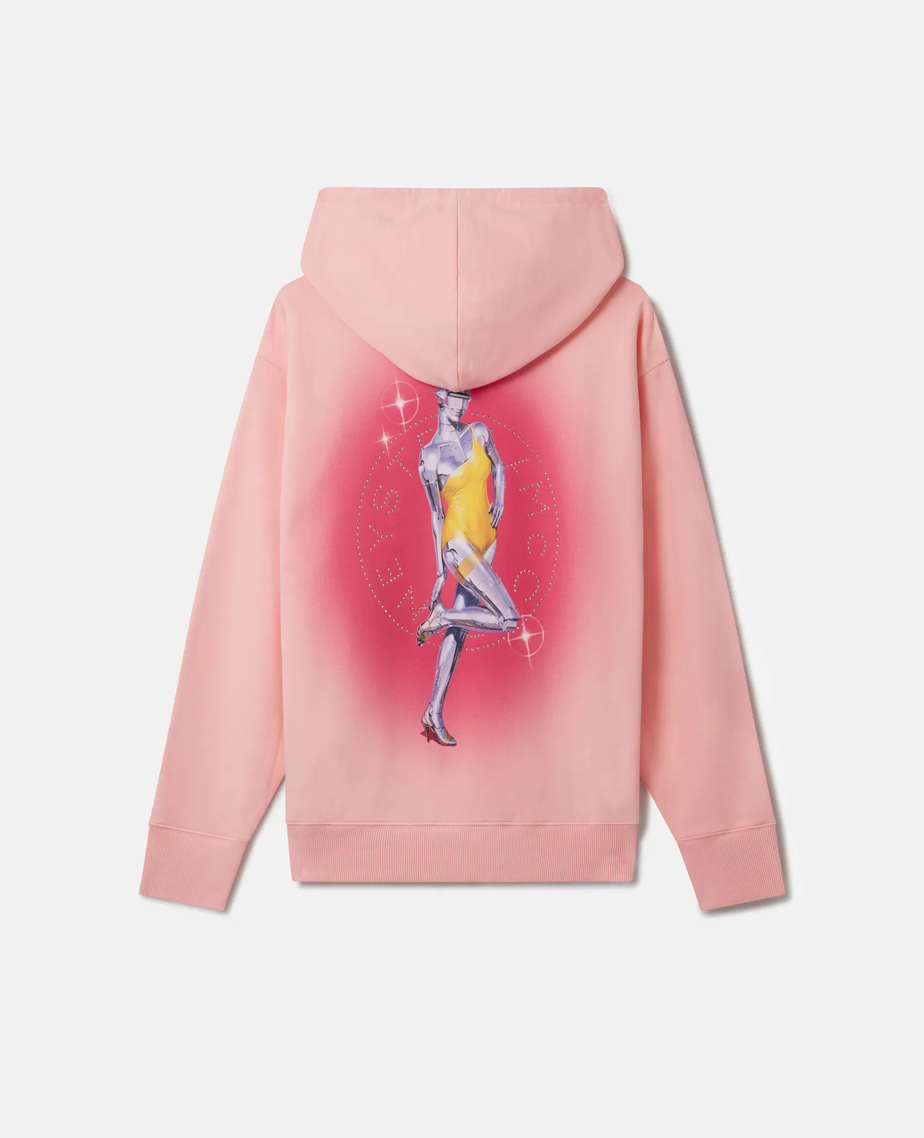 Stella McCartney Sexy Robot Print Organic Cotton Hoodie Shop