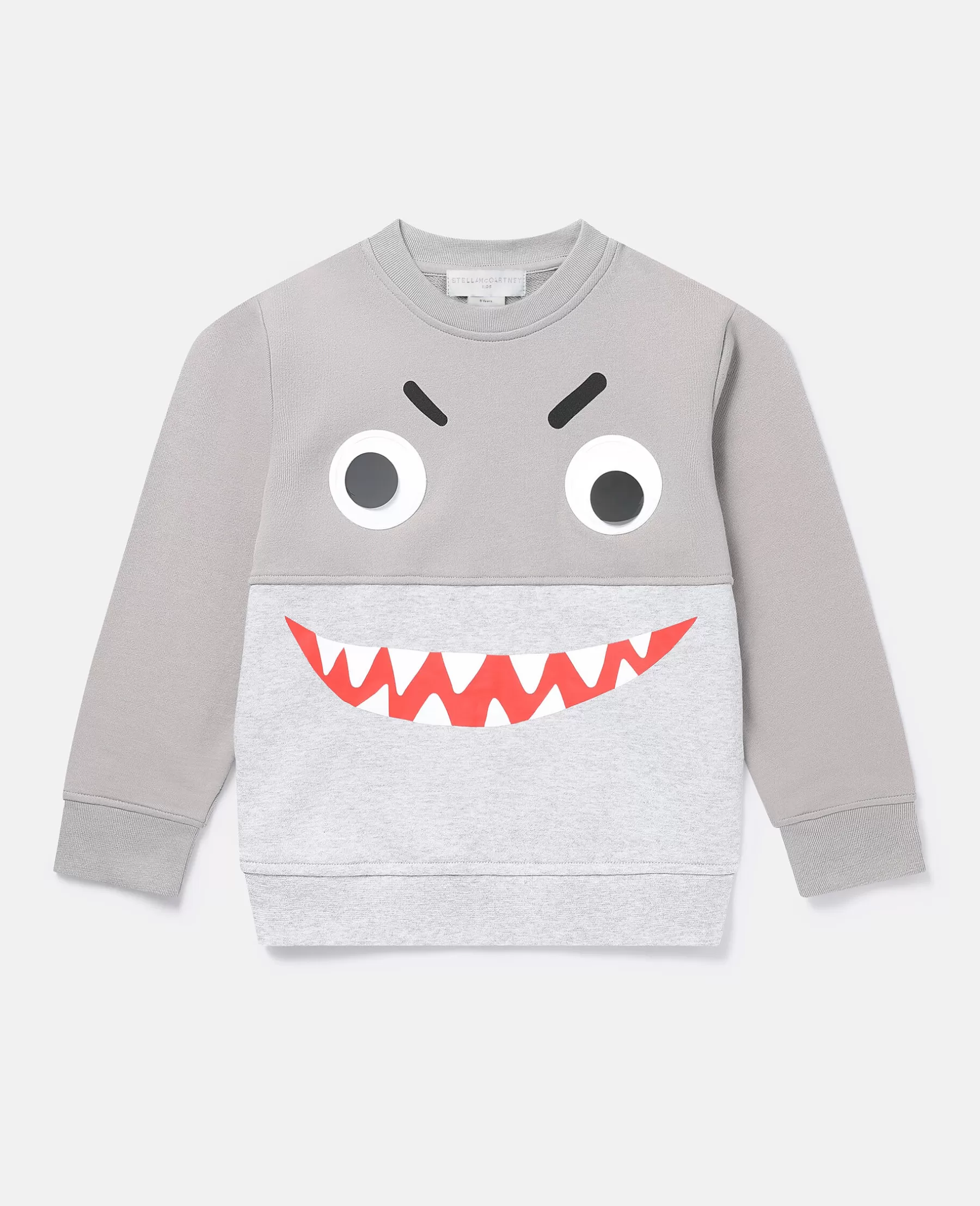 Stella McCartney Shark Face Colourblock Sweatshirt Discount