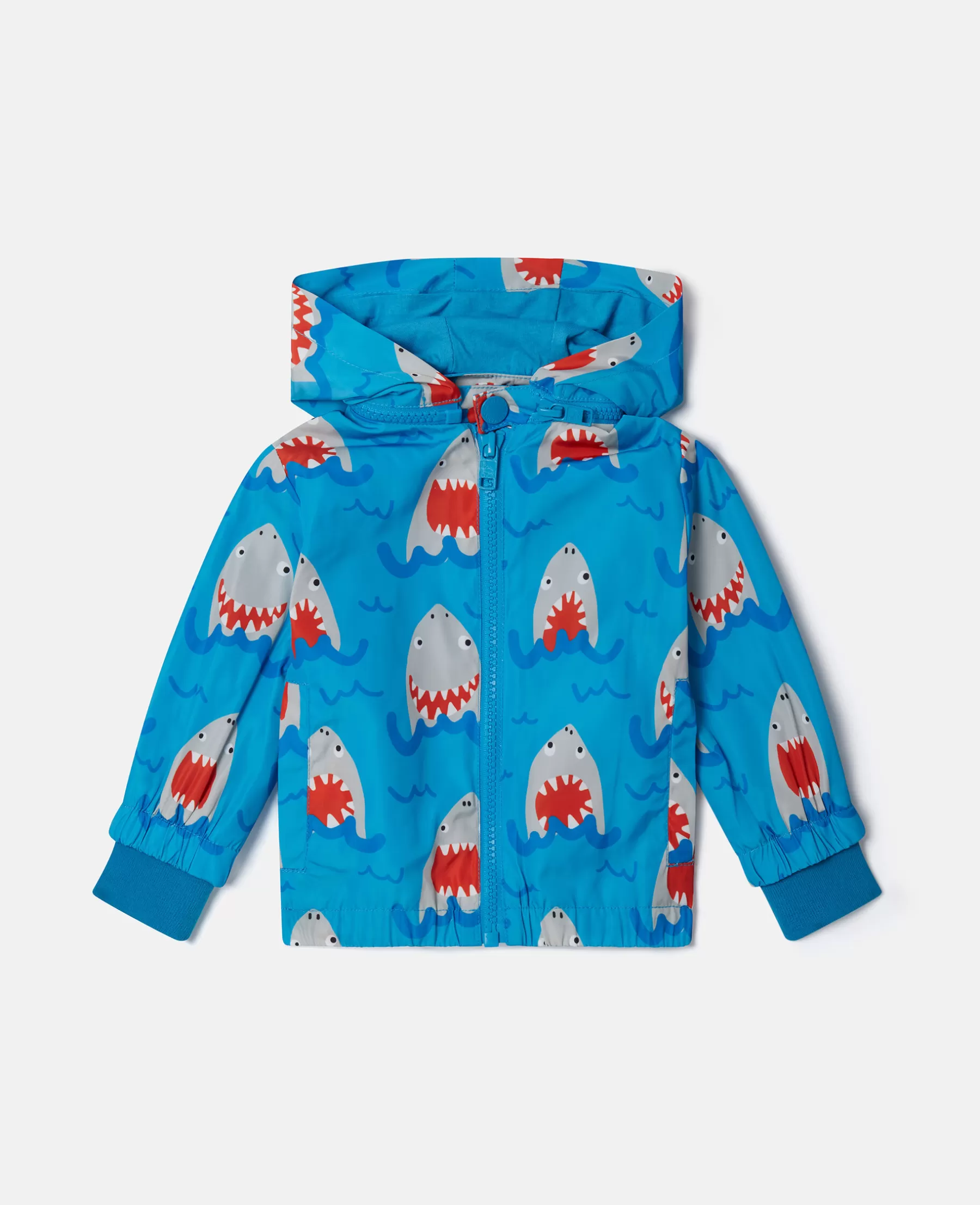 Stella McCartney Shark Print Hooded Jacket Outlet