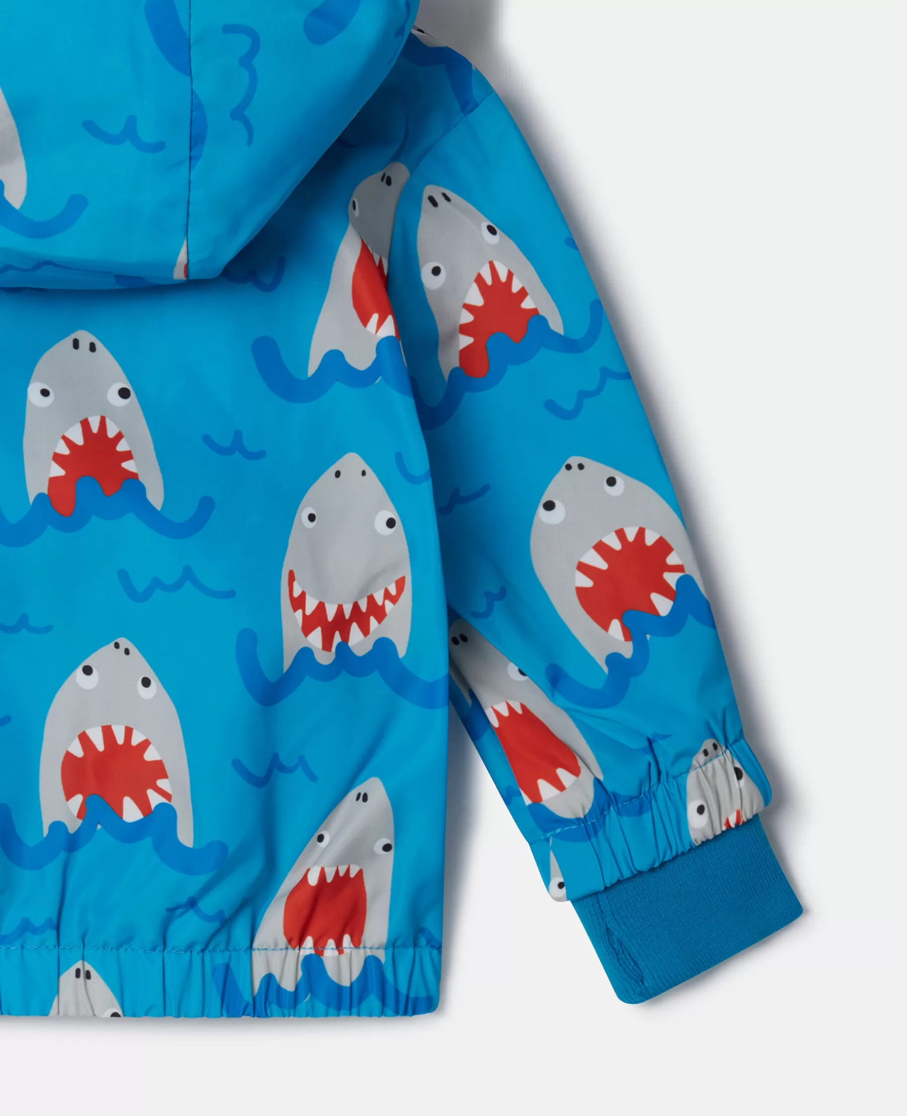 Stella McCartney Shark Print Hooded Jacket Outlet