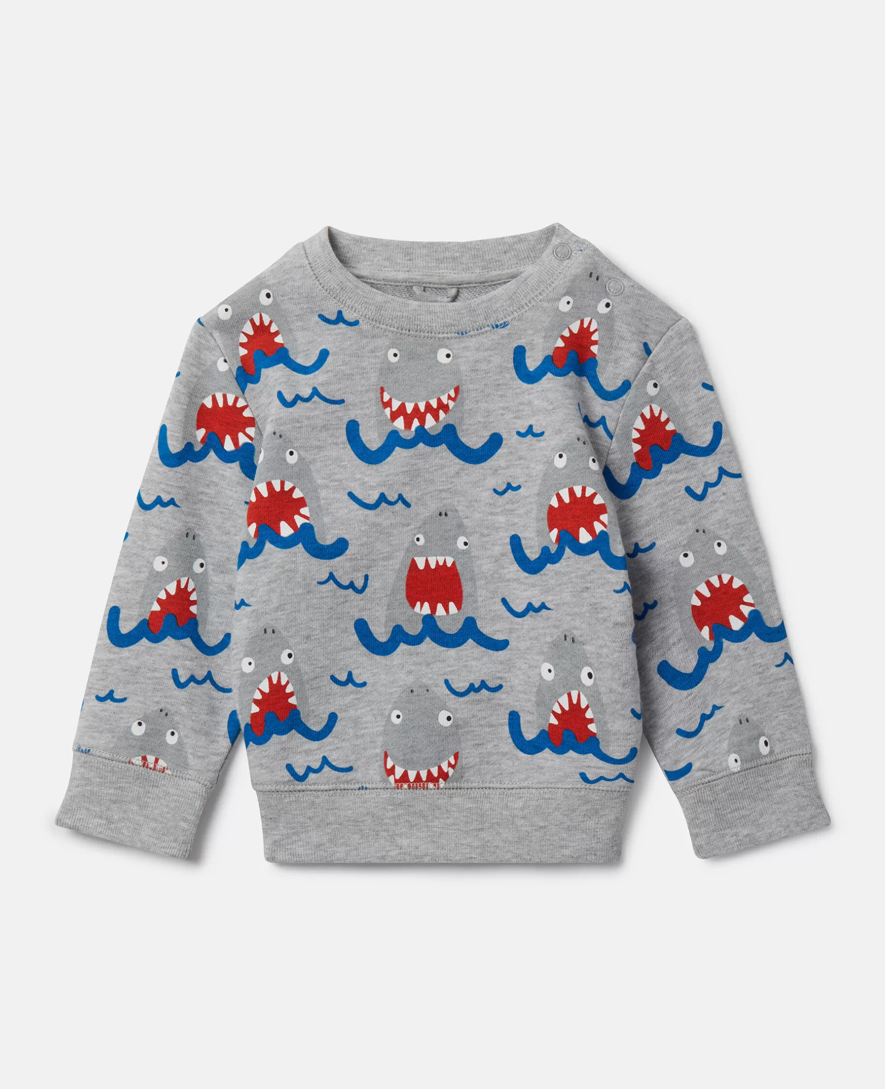 Stella McCartney Shark Print Sweatshirt Fashion