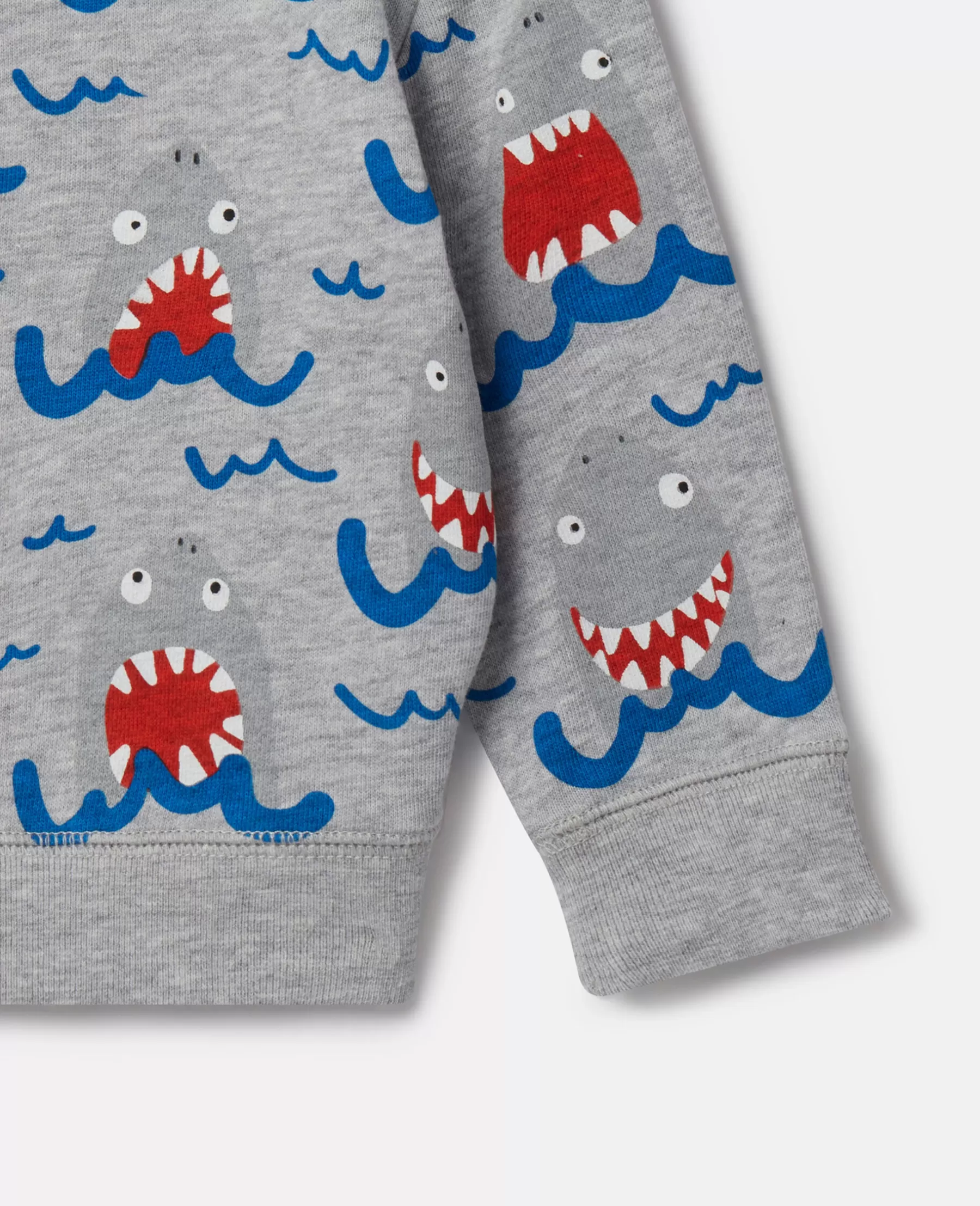 Stella McCartney Shark Print Sweatshirt Fashion