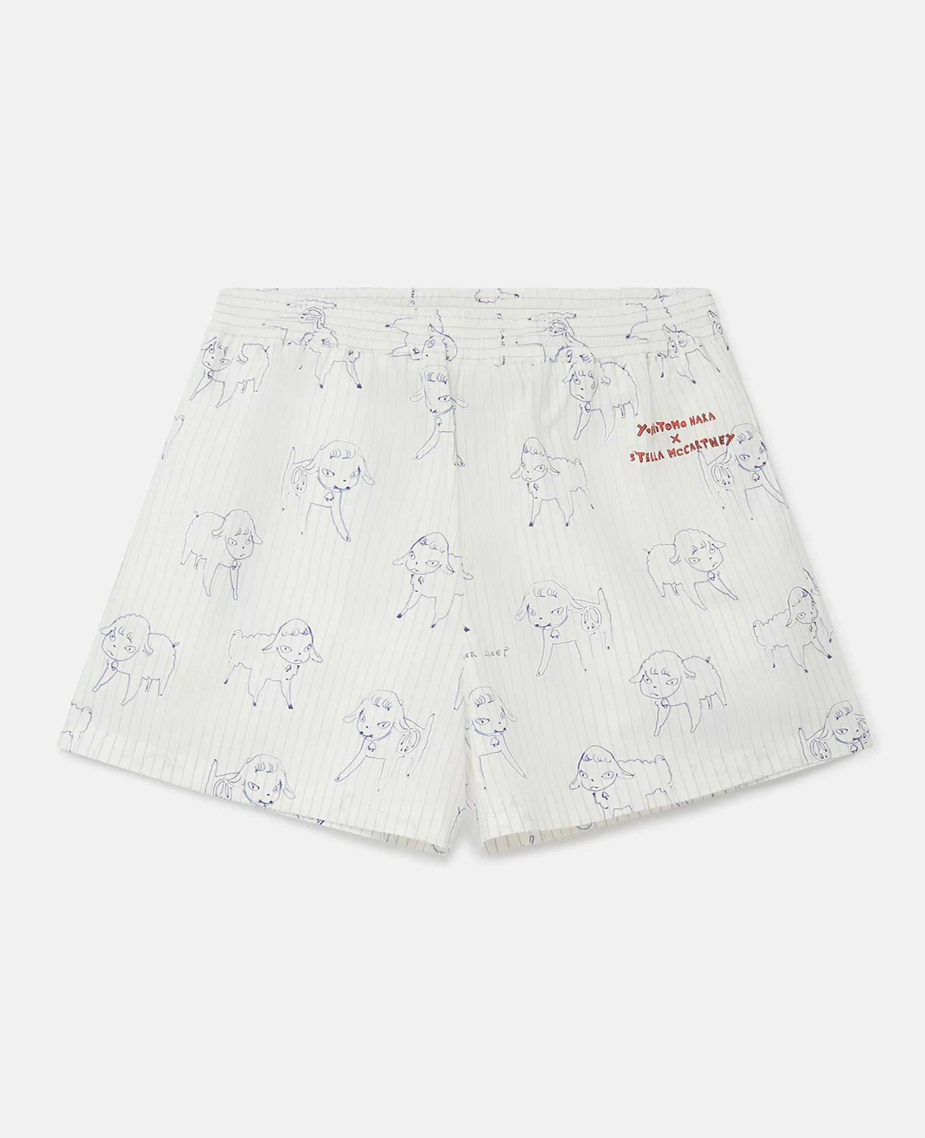 Stella McCartney Sheep Can Never Sleep Print Shorts Clearance