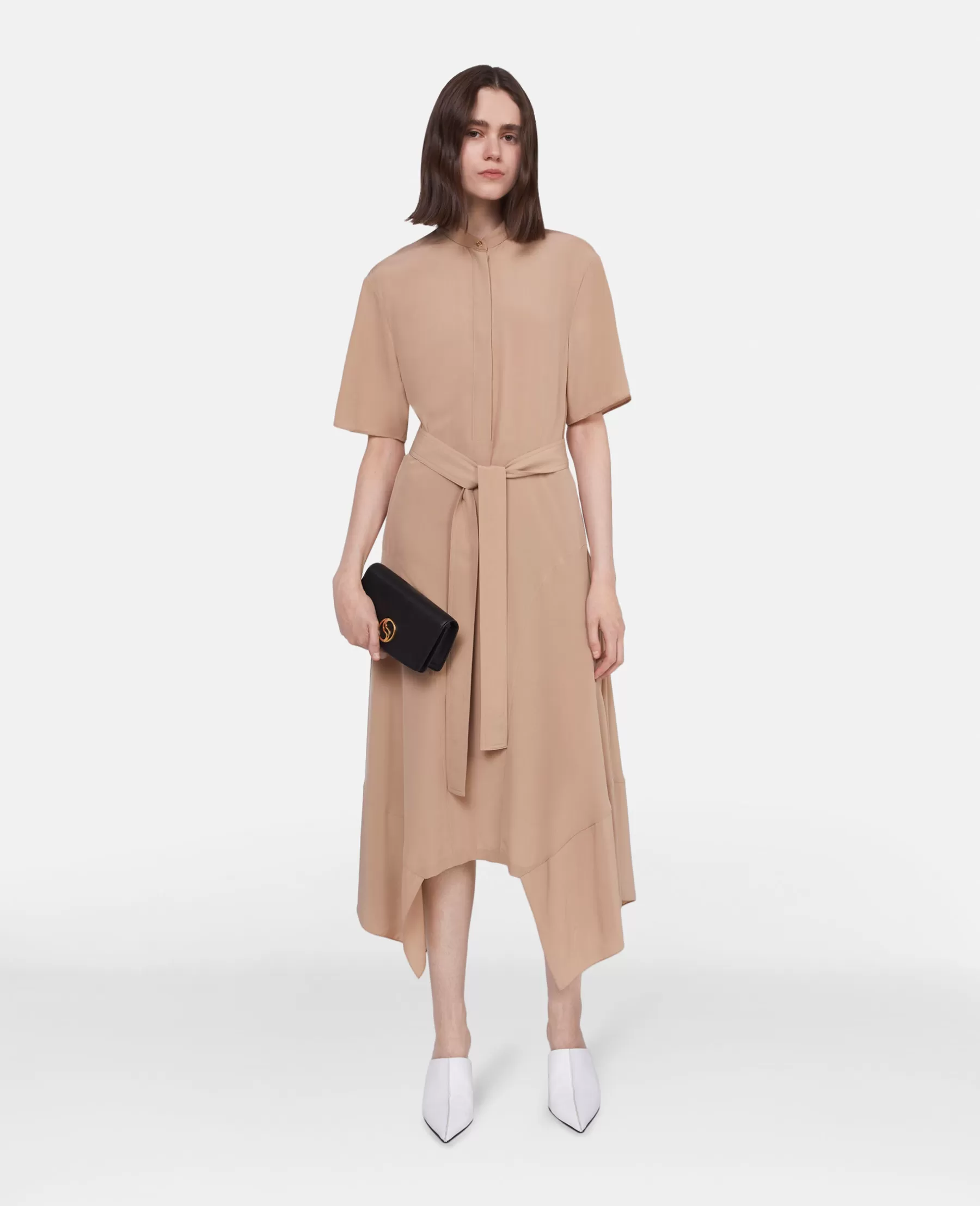 Stella McCartney Silk Crepe De Chine Shirt Dress Shop