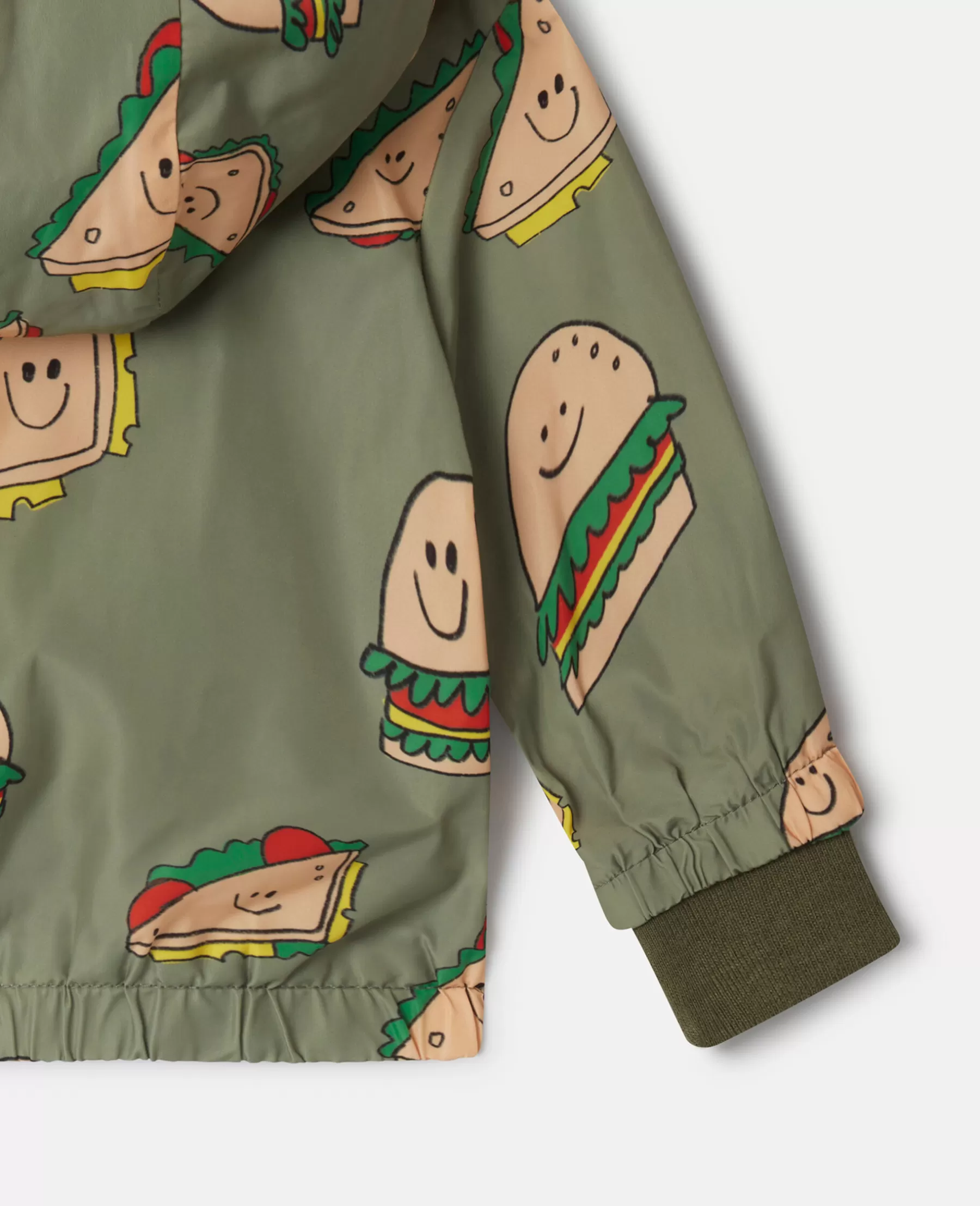 Stella McCartney Silly Sandwich Print Hooded Jacket Outlet