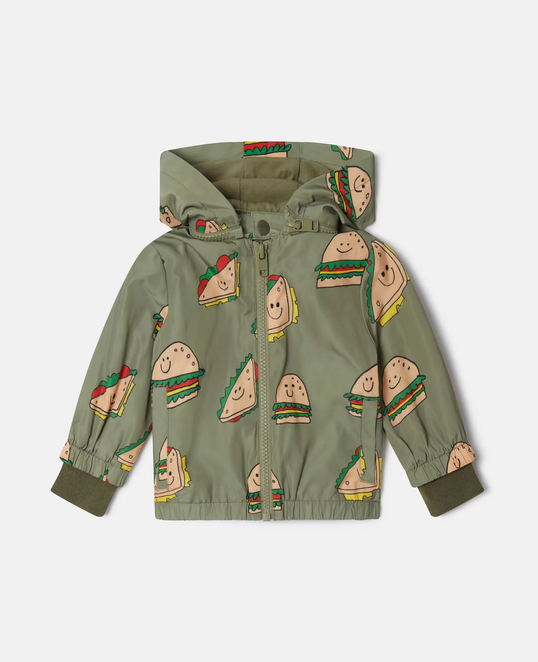 Stella McCartney Silly Sandwich Print Hooded Jacket Outlet