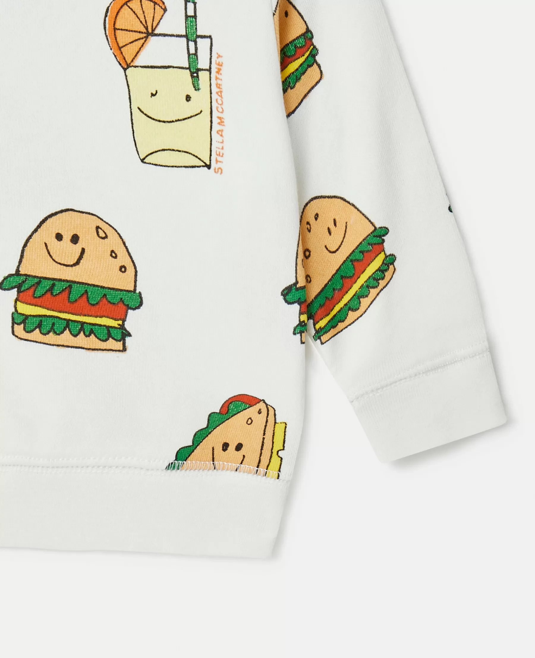 Stella McCartney Silly Sandwich Print Sweatshirt Hot