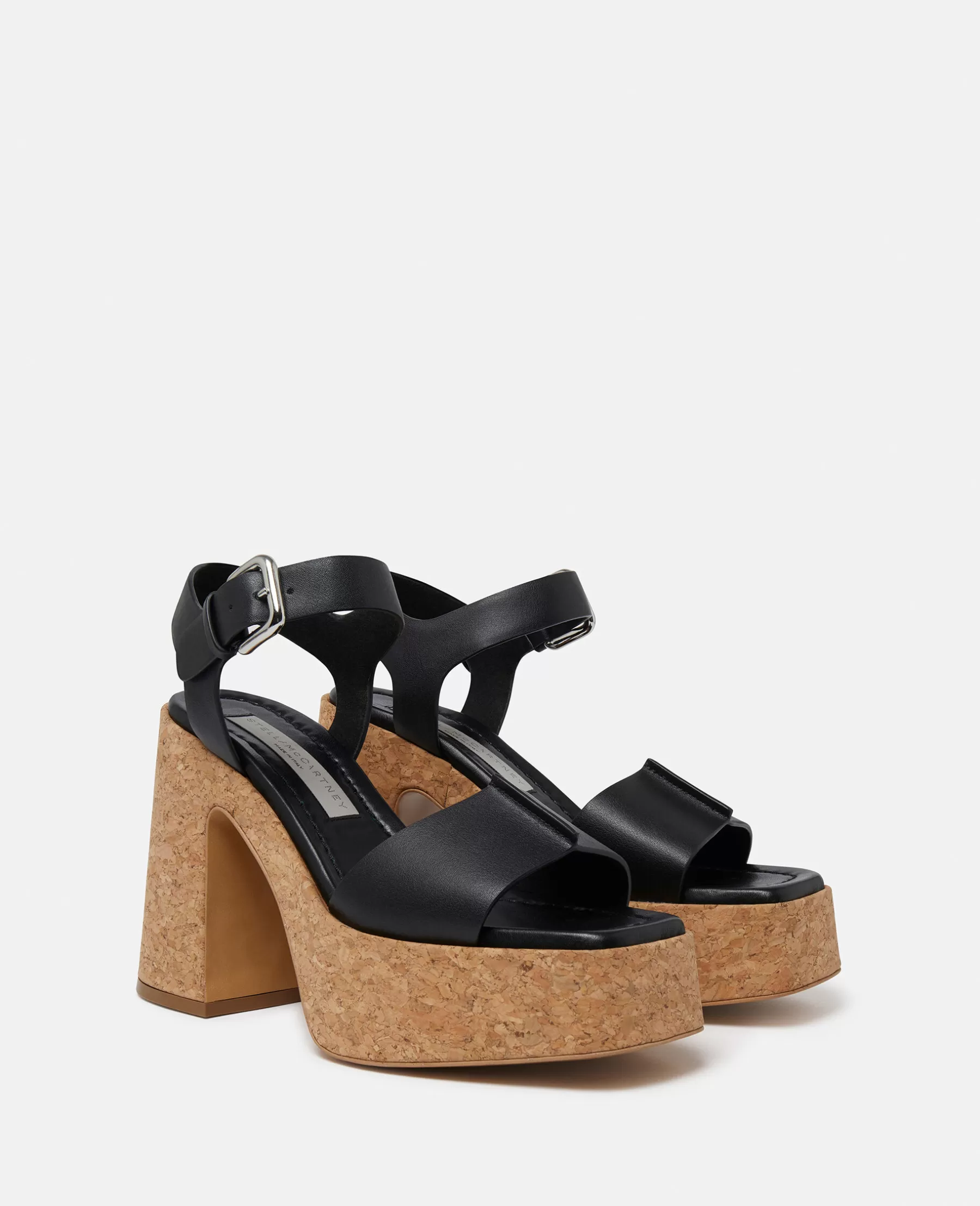 Stella McCartney Skyla Buckled Platform Sandals Outlet