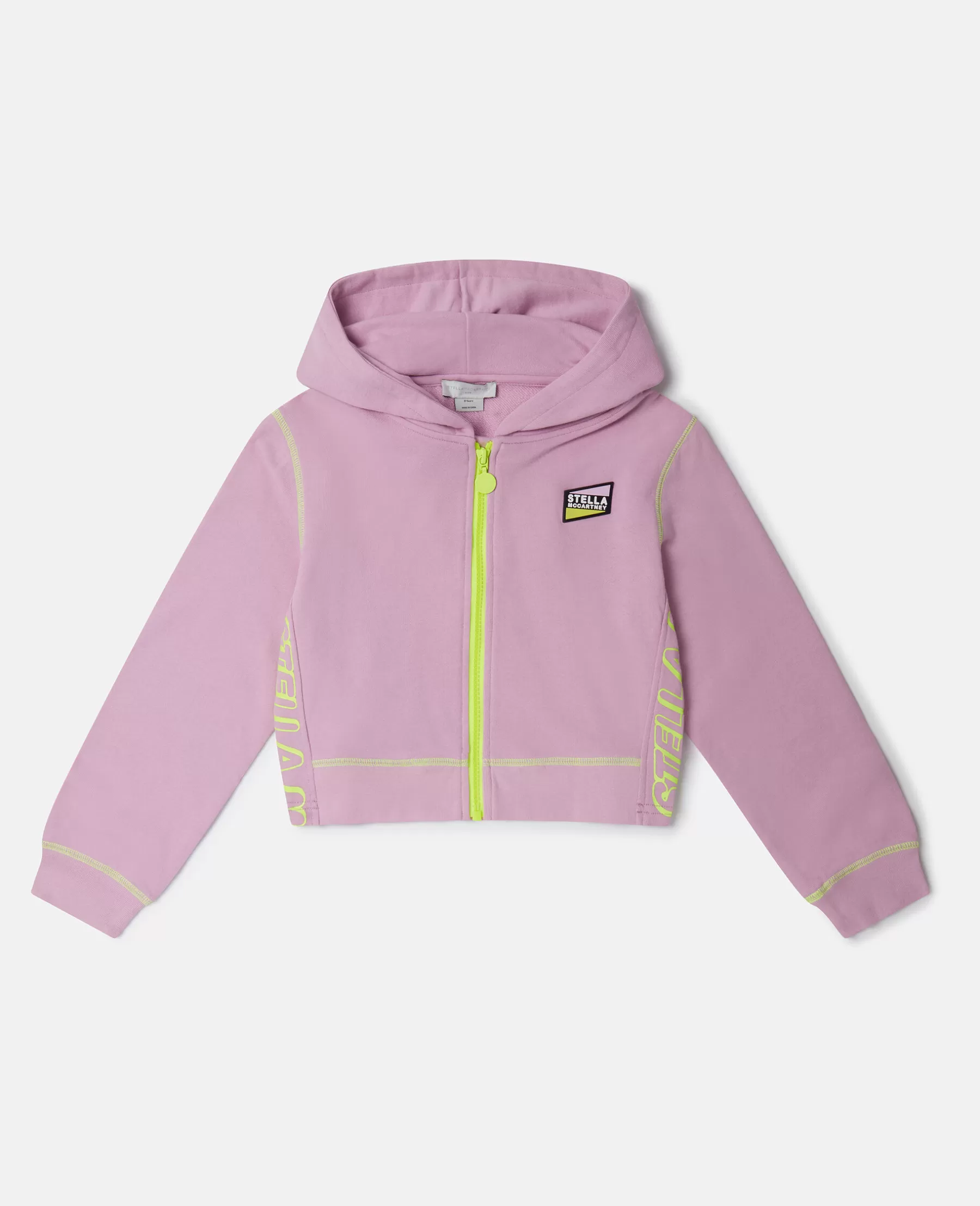 Stella McCartney Smc Neon Trim Zip Hoodie Store