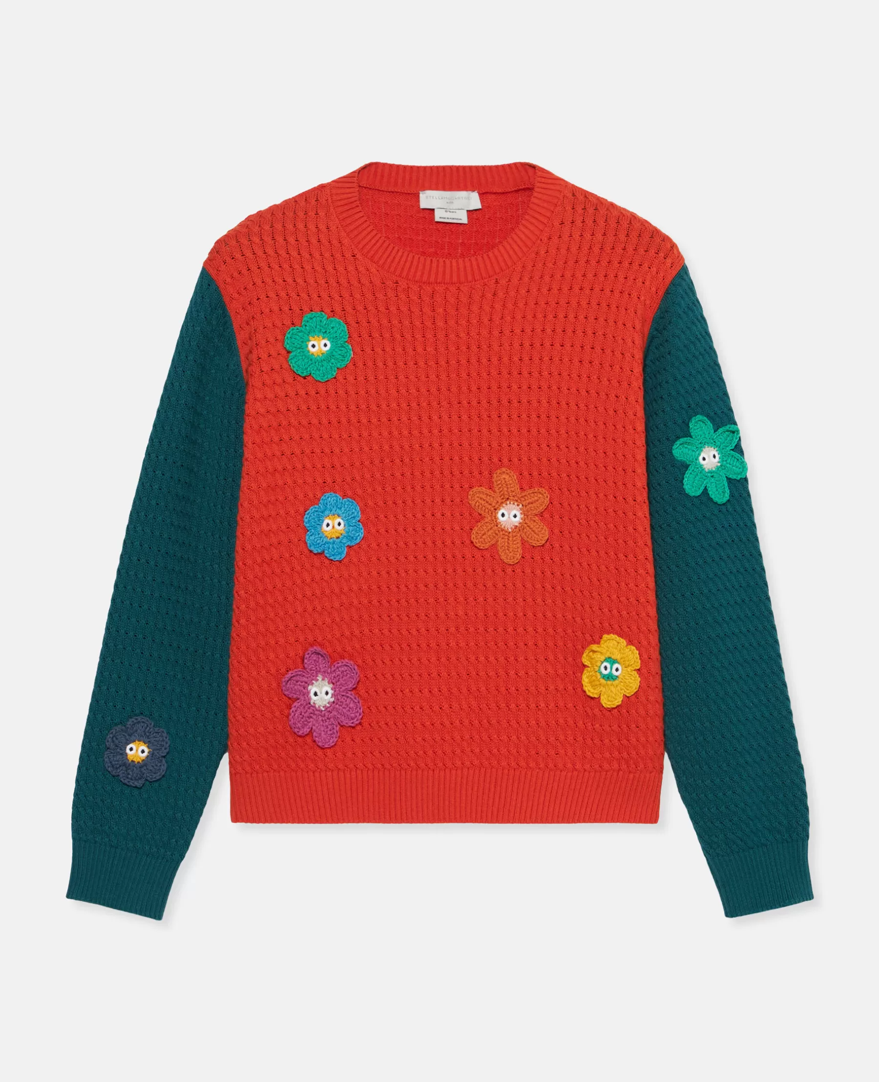 Stella McCartney Smiley Flower Crochet Jumper Outlet