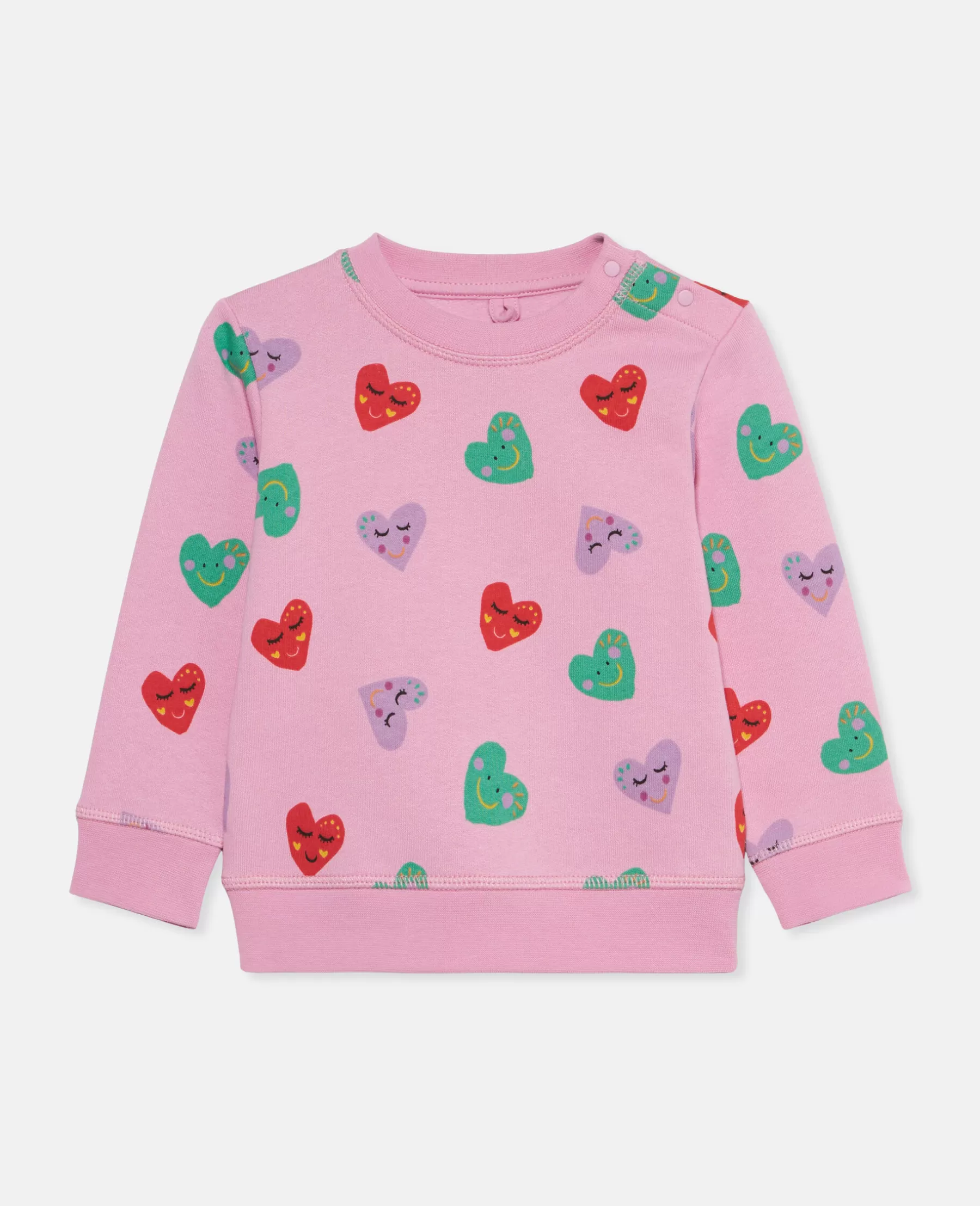 Stella McCartney Smiley Heart Print Jumper Hot