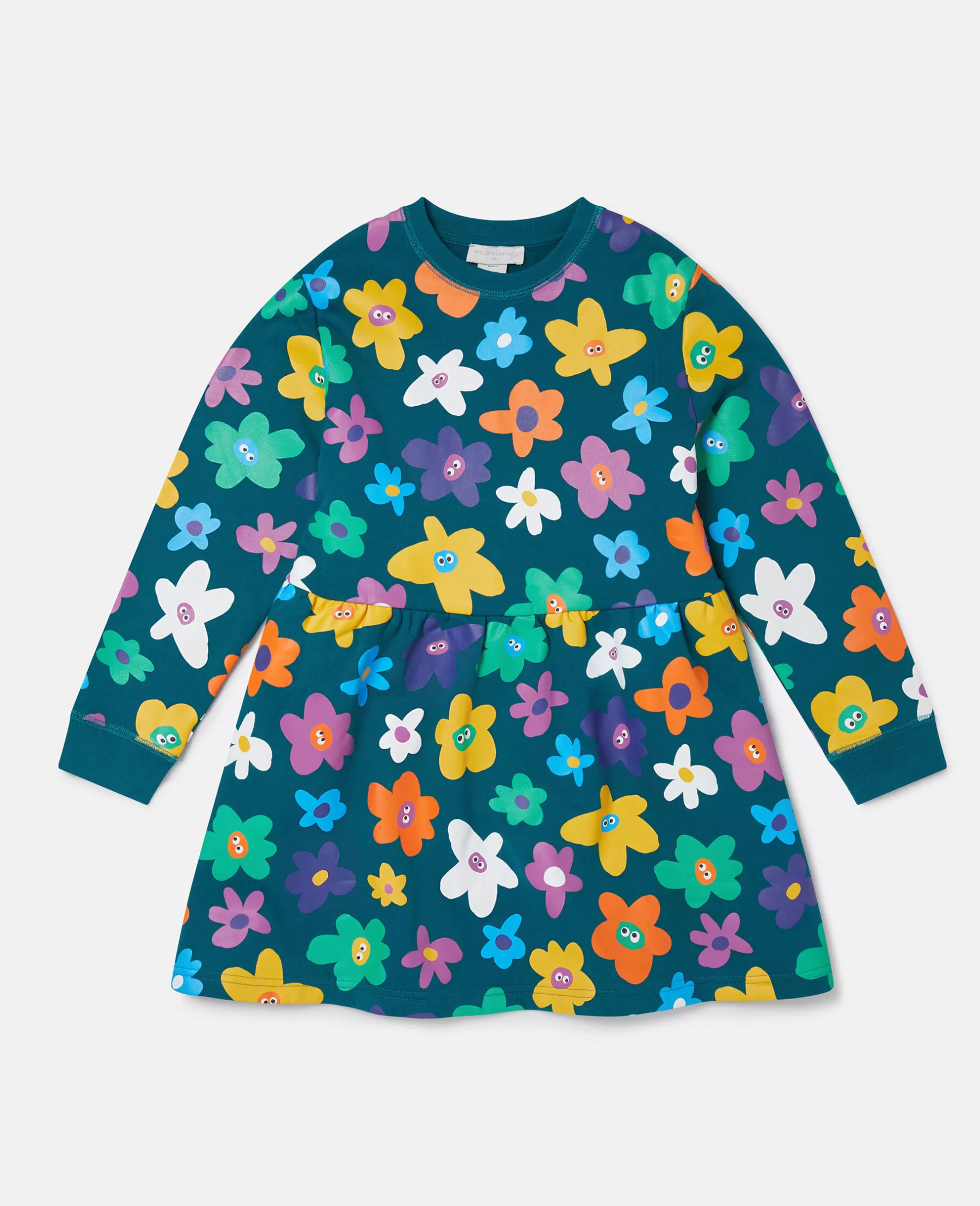 Stella McCartney Smiling Flower Print Jersey Dress Flash Sale