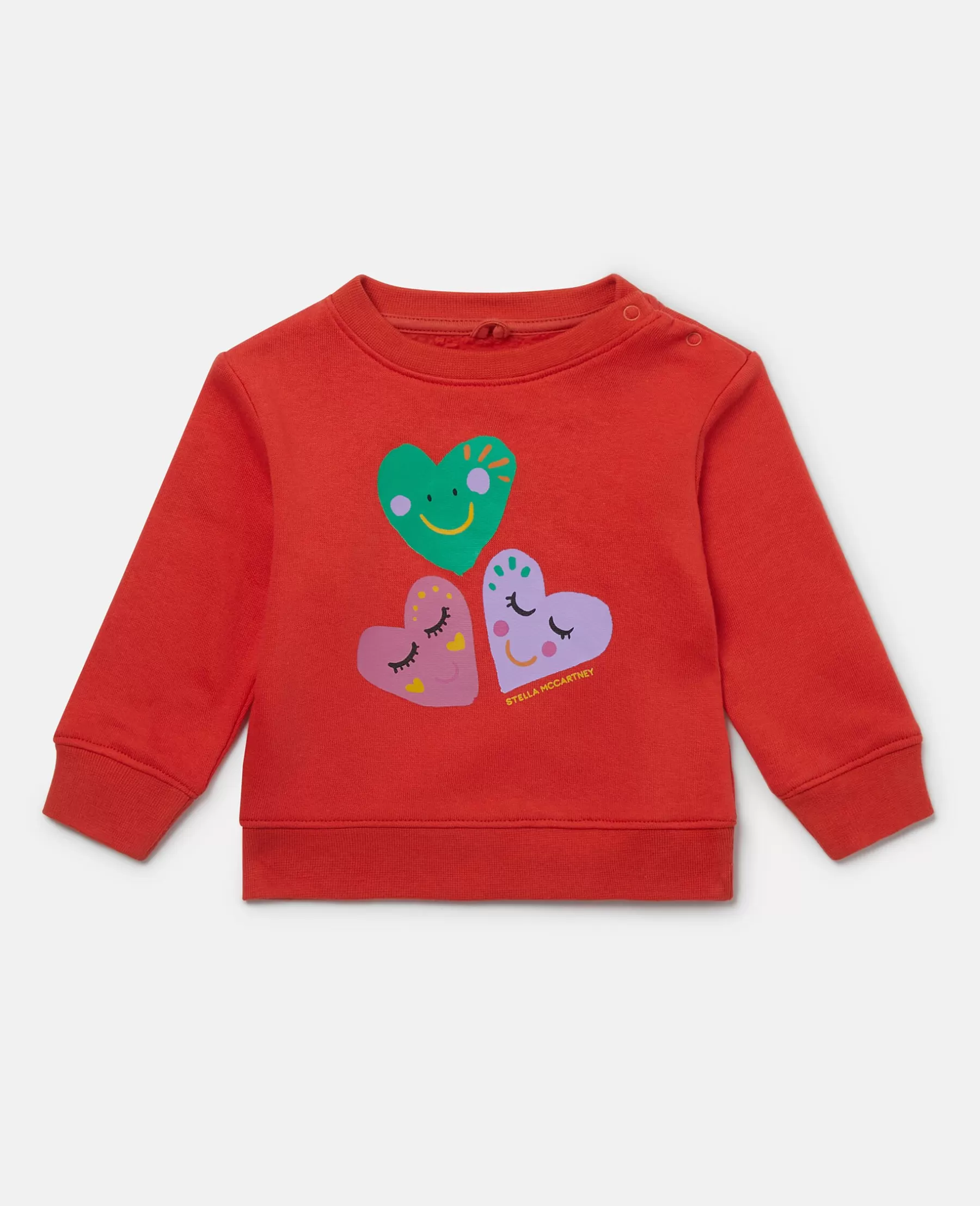 Stella McCartney Smiling Heart Motif Sweatshirt Shop