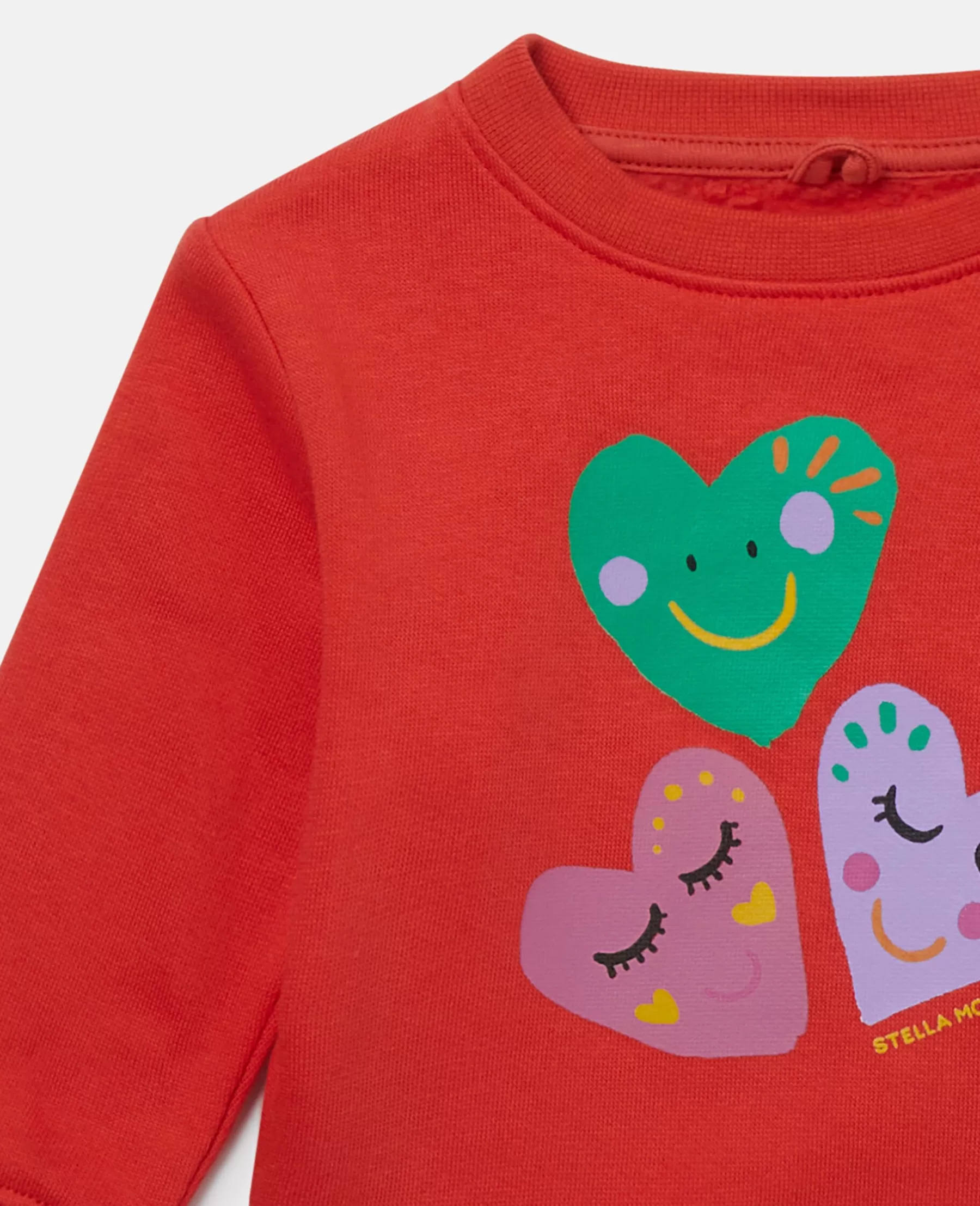 Stella McCartney Smiling Heart Motif Sweatshirt Shop