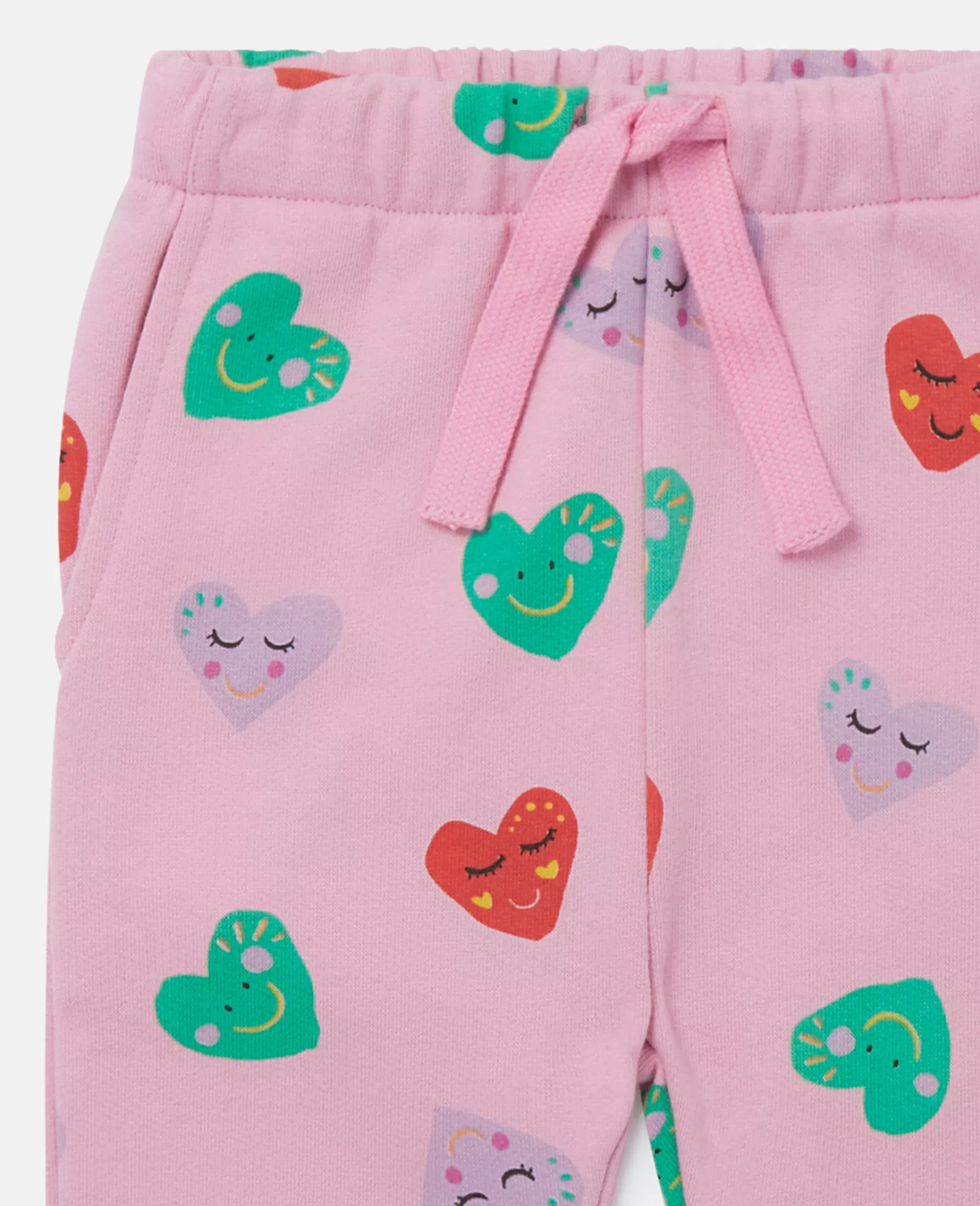 Stella McCartney Smiling Heart Print Joggers Flash Sale