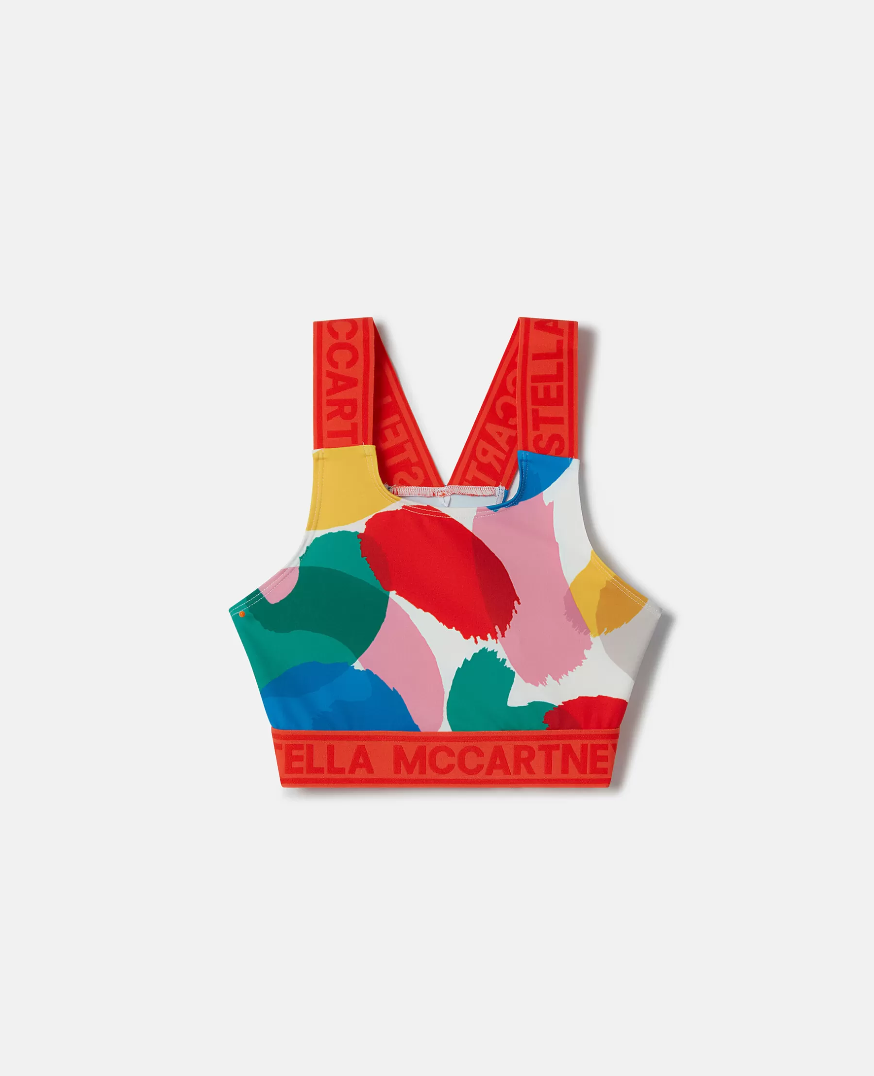 Stella McCartney Smudge Print Sports Crop Top Cheap