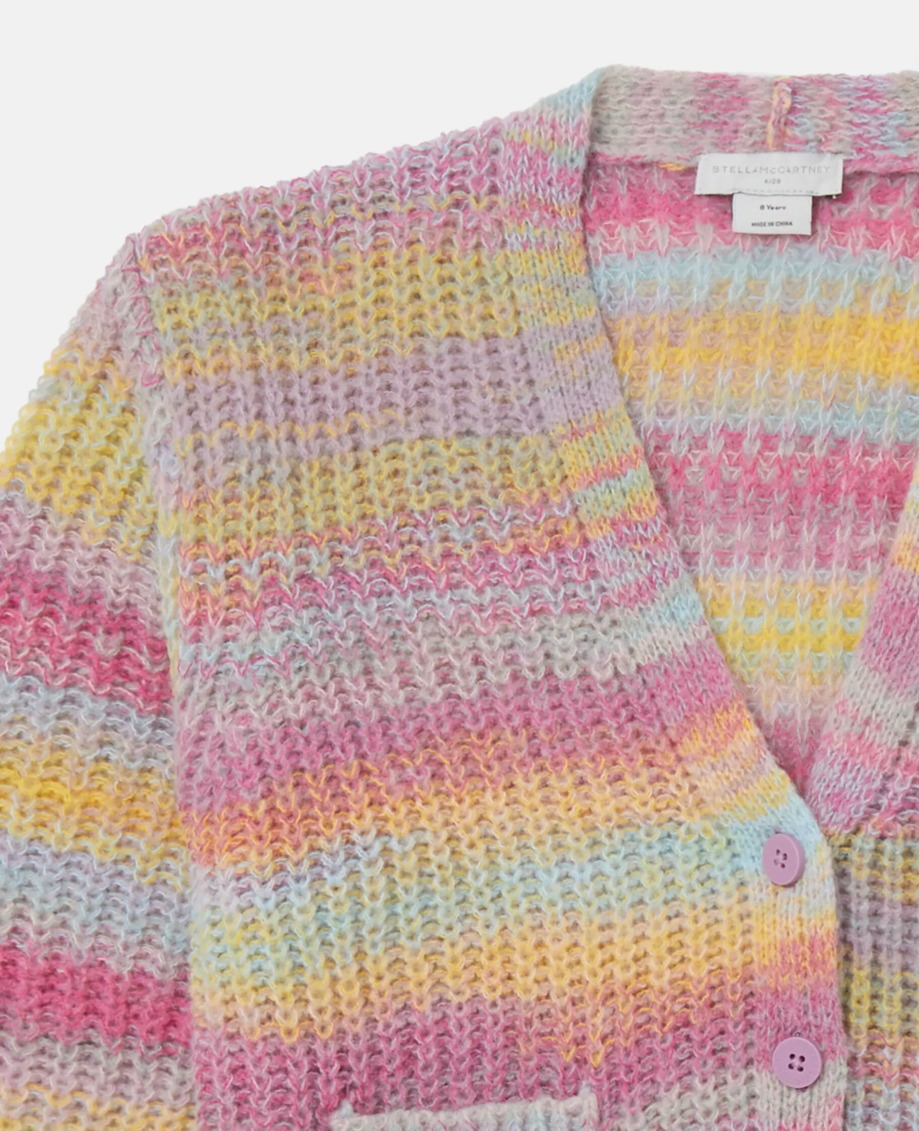 Stella McCartney Space Dye Stripe Cardigan Best Sale