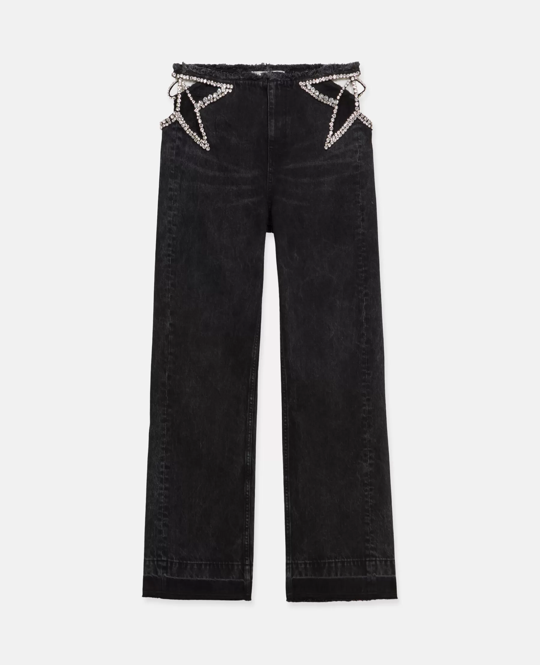 Stella McCartney Star Cut-Out Low-Rise Jeans Outlet