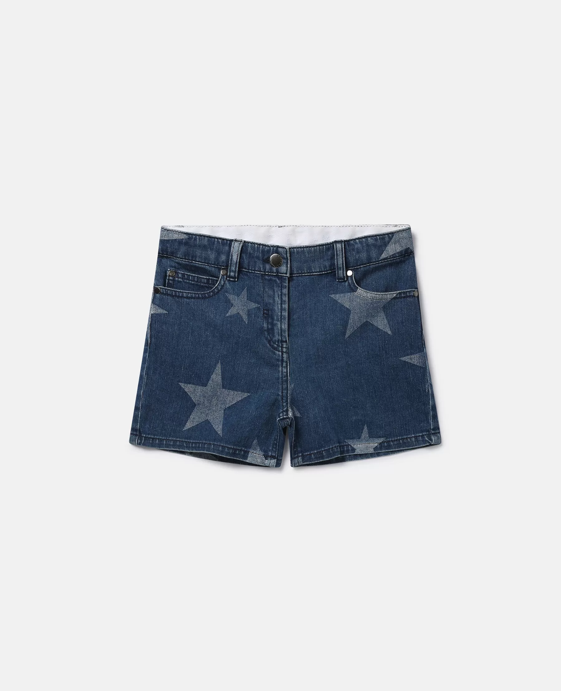 Stella McCartney Star Print Denim Shorts New