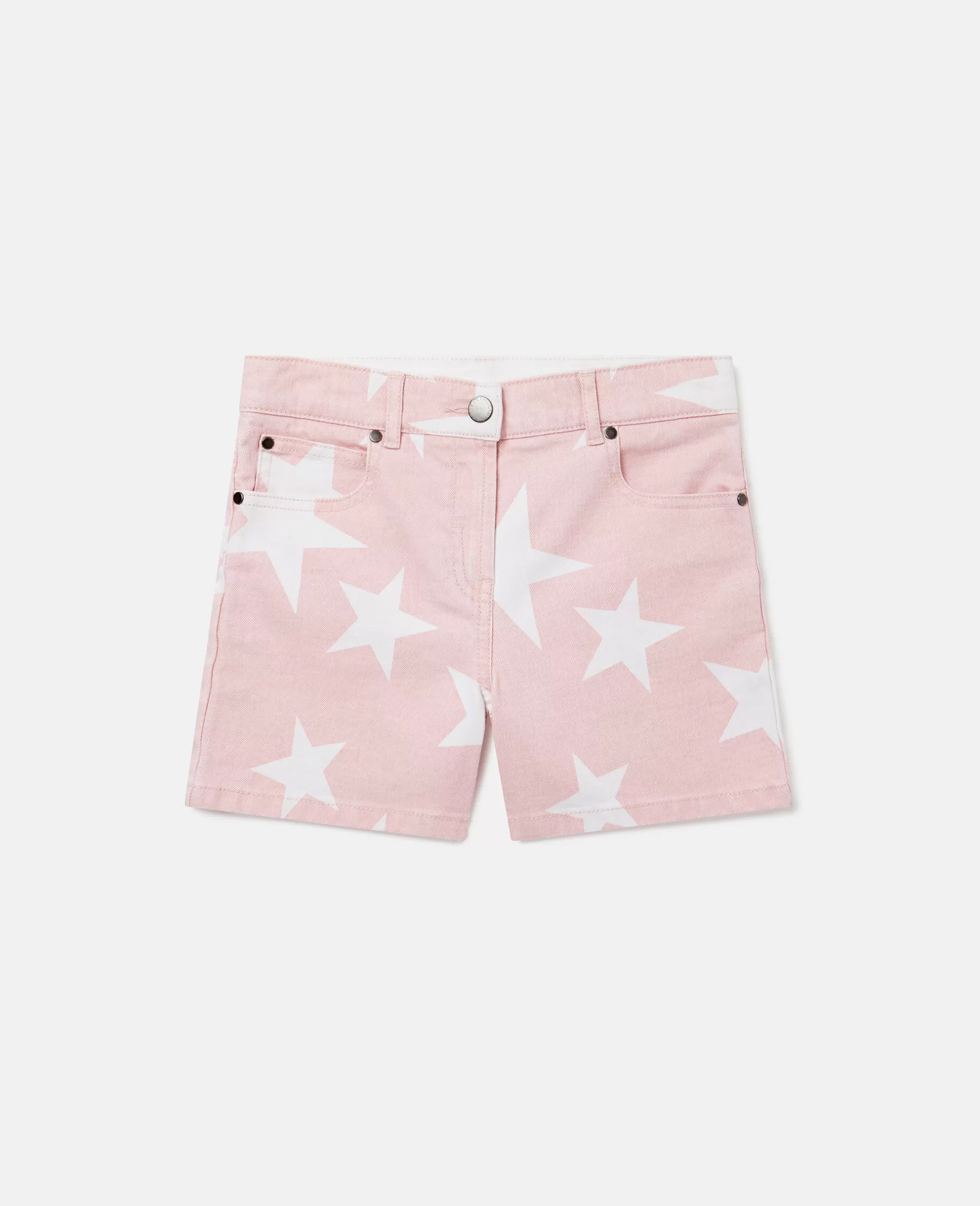 Stella McCartney Star Print Denim Shorts Cheap