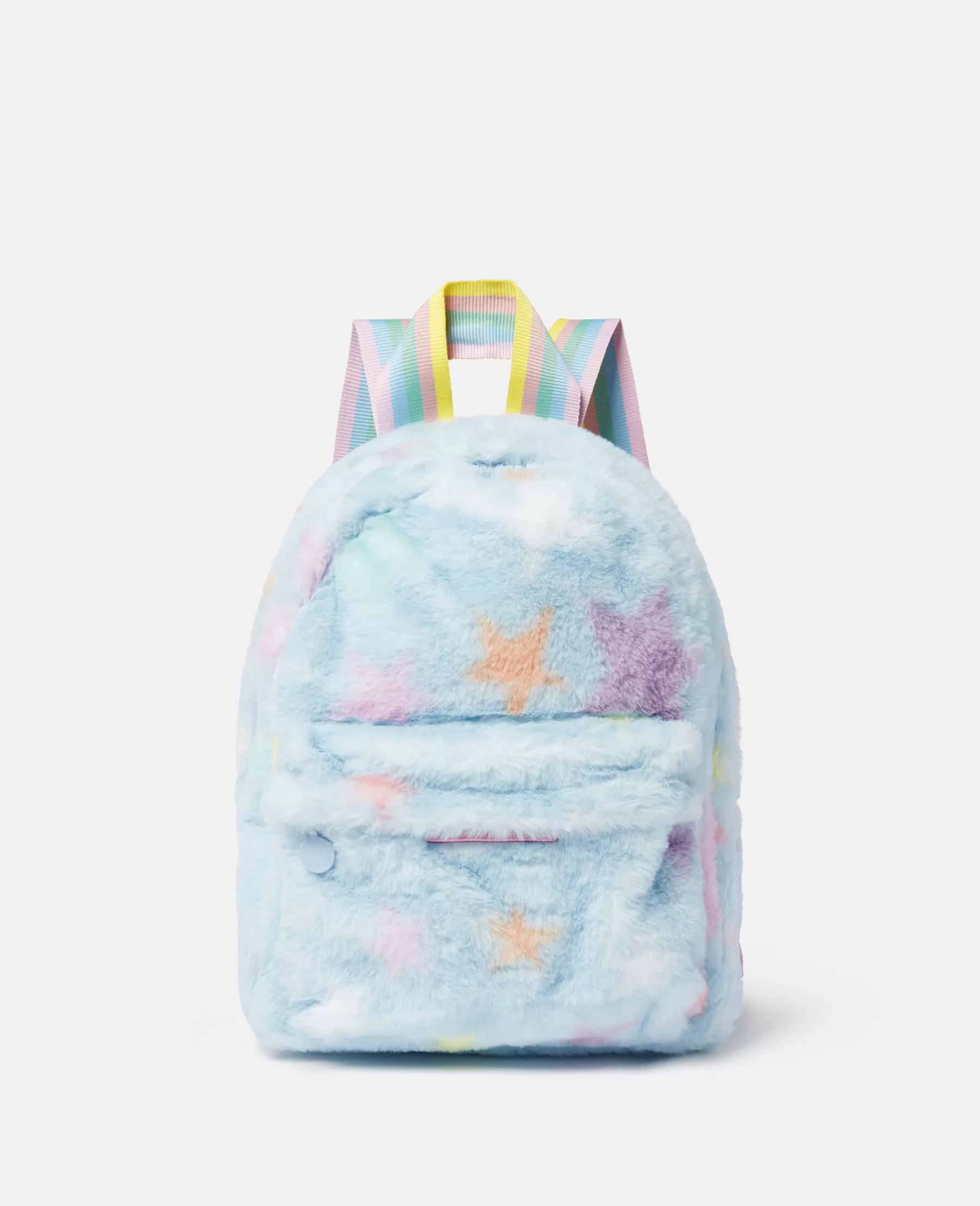 Stella McCartney Star Print Fluffy Backpack New