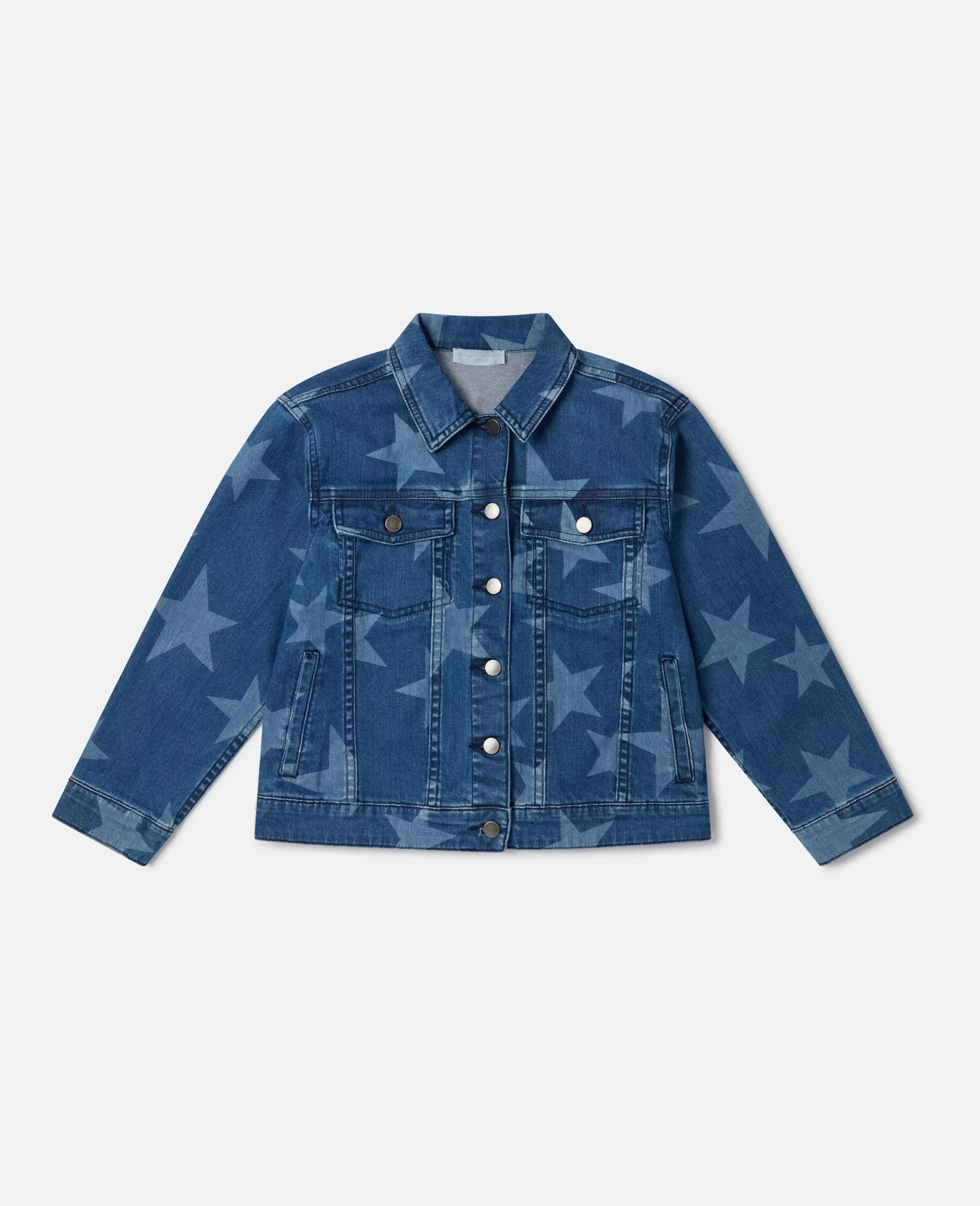 Stella McCartney Star Print Oversized Denim Jacket Shop