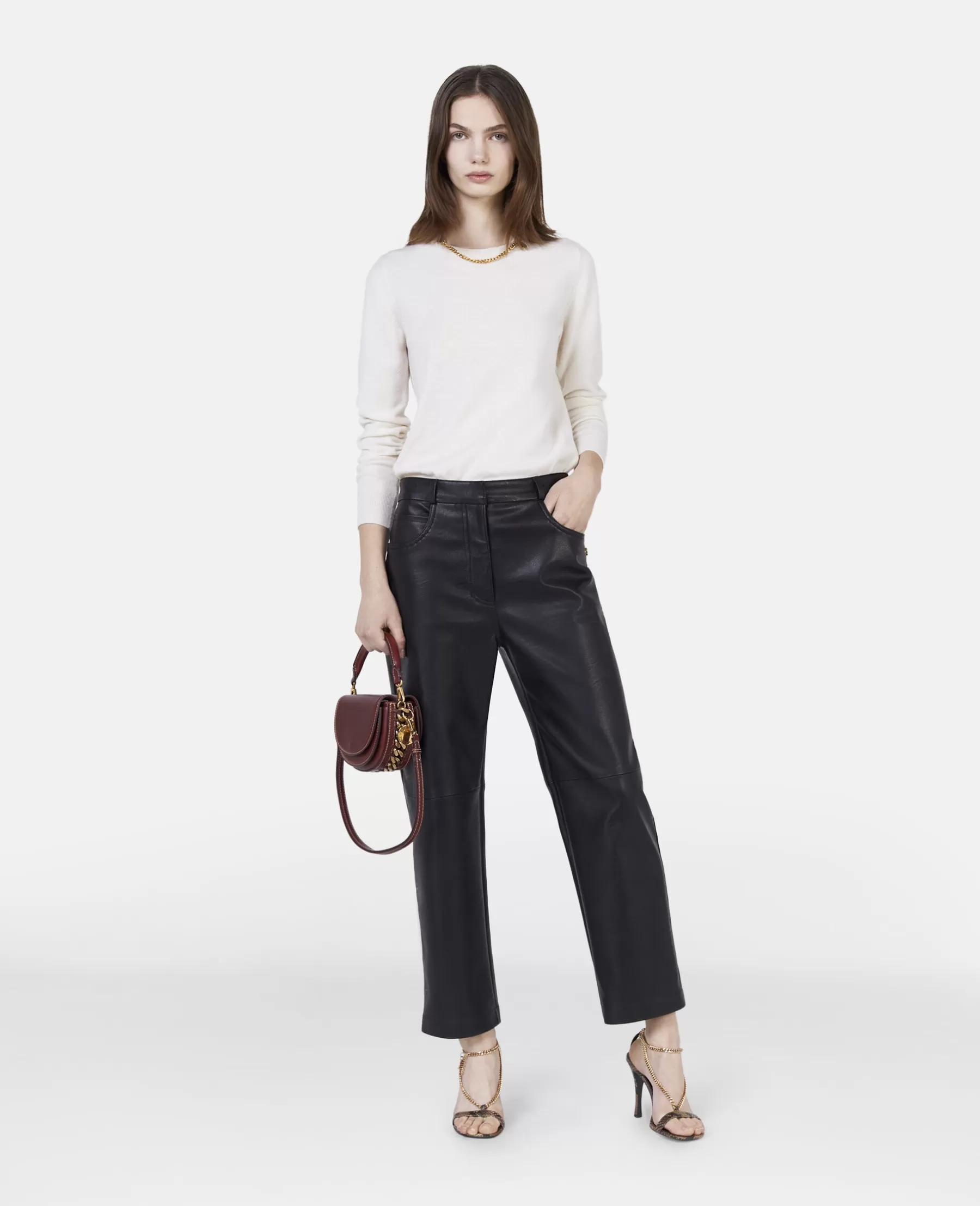 Stella McCartney Stella Iconics Alter Mat Straight Leg Trousers New