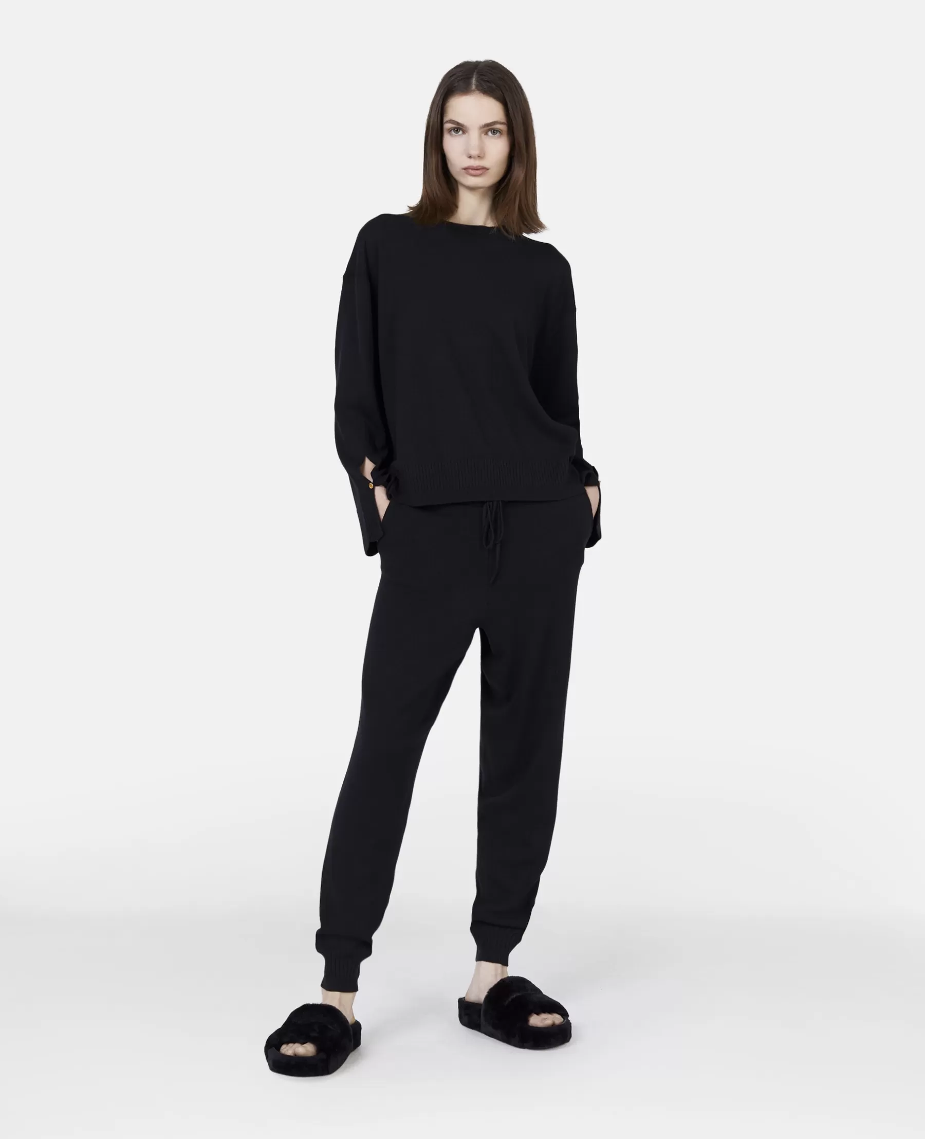 Stella McCartney Stella Iconics Fine Knit Cuffed Trousers Cheap