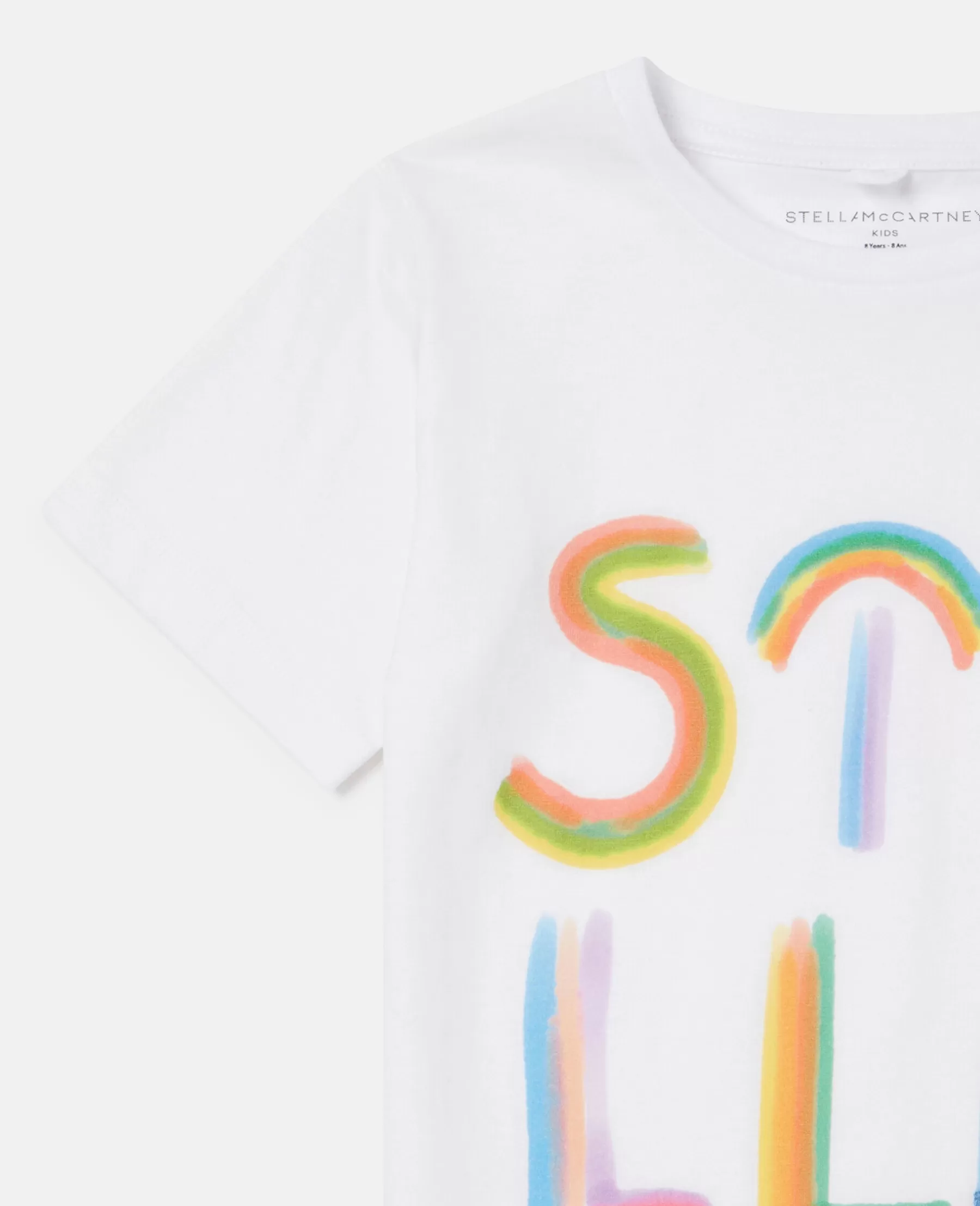 Stella McCartney Stella Logo Rainbow T-Shirt Cheap