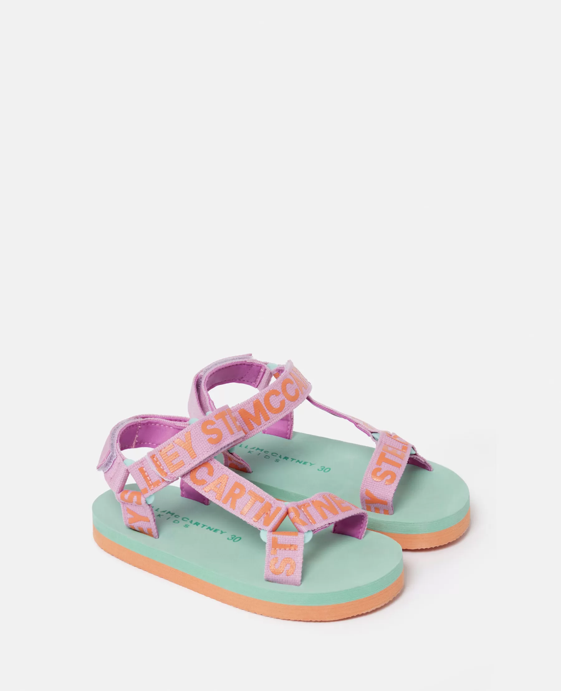 Stella McCartney Stella Logo Tape Sandals Shop