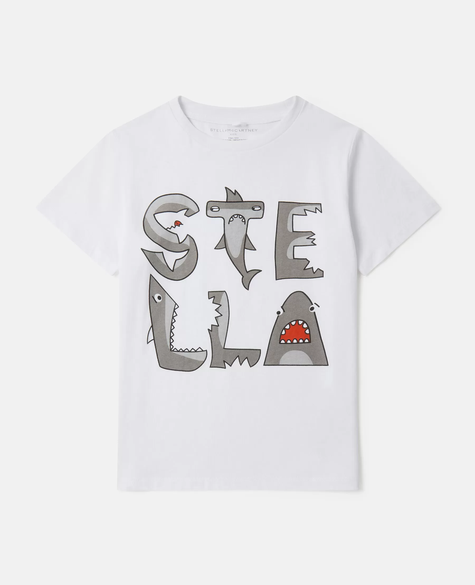 Stella McCartney Stella' Shark Print T-Shirt Clearance