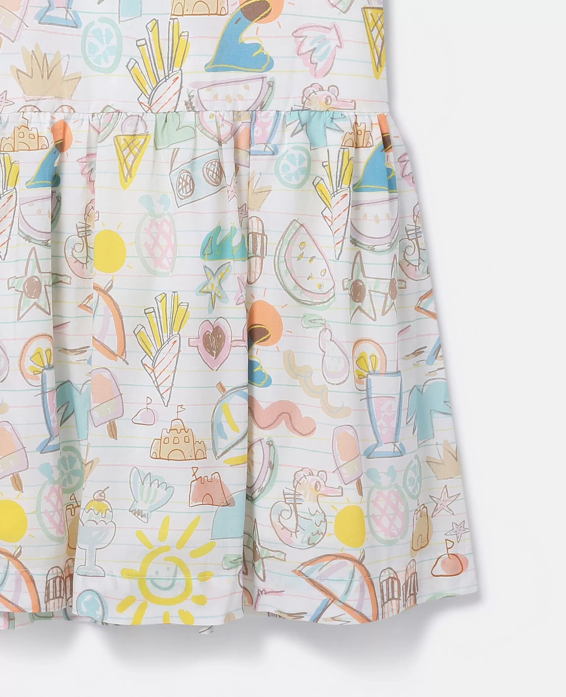 Stella McCartney Summer Doodles Print Shirt Dress Best Sale